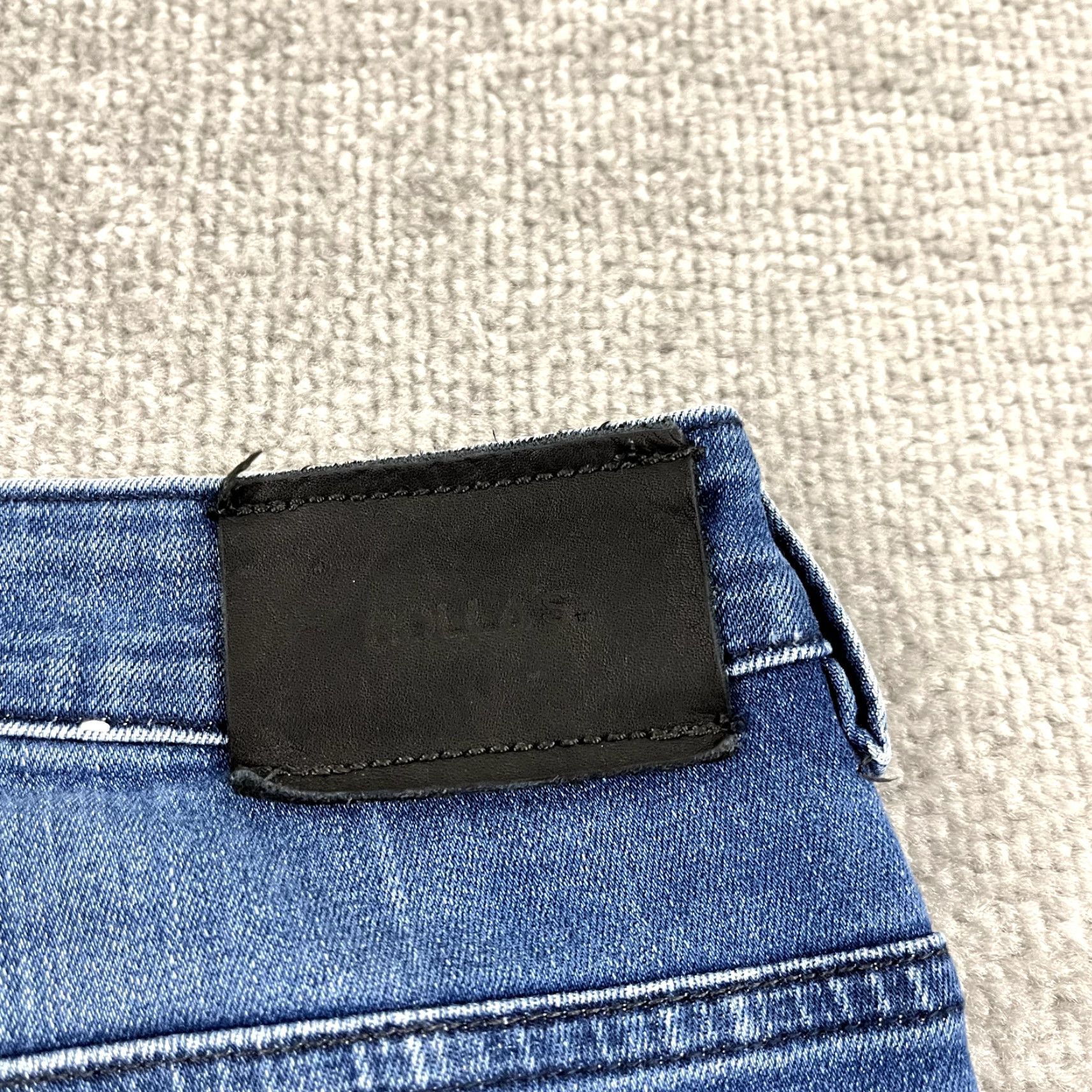 Denime ROLLAS Jeans Mens 32 x 32 (Fits 31x31) Stinger Skinny Fit Stretch Blue Denim Size US 32 / EU 48 - 4 Thumbnail