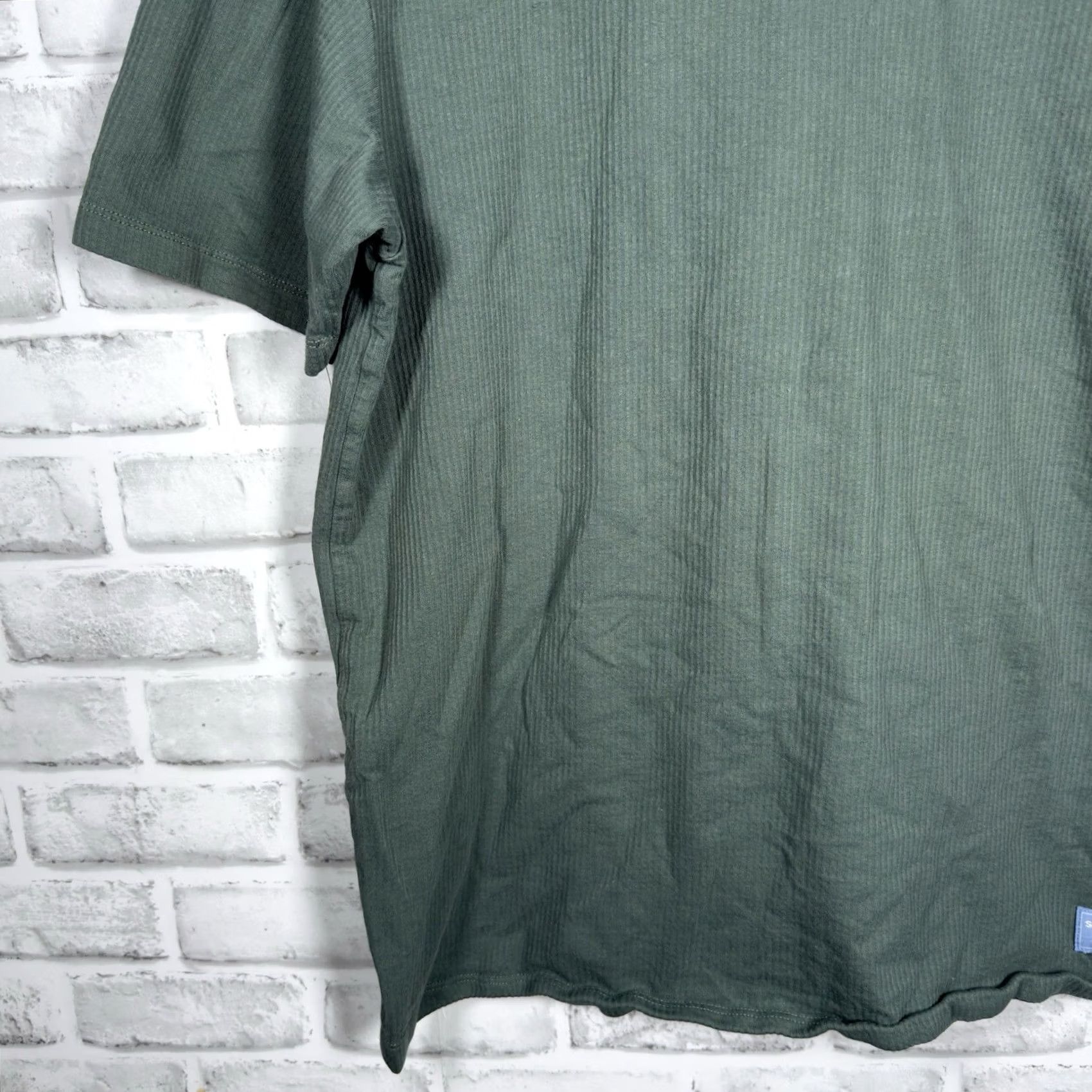 Scotch & Soda Scotch & Soda Tee Green Cotton Casual Mens Size L Size US L / EU 52-54 / 3 - 3 Thumbnail