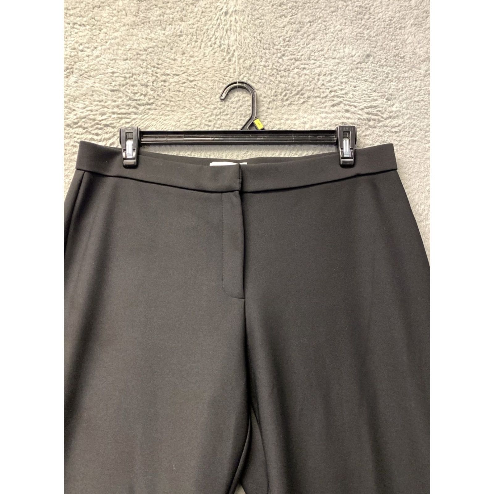 Nordstrom Nordstrom Rack Black Dress Pants Women XL Bootcut Pockets Flat Front Mid Rise Polyester Viscose Stretch Zip Dress Pants Size 40" / US 18 - 2 Thumbnail