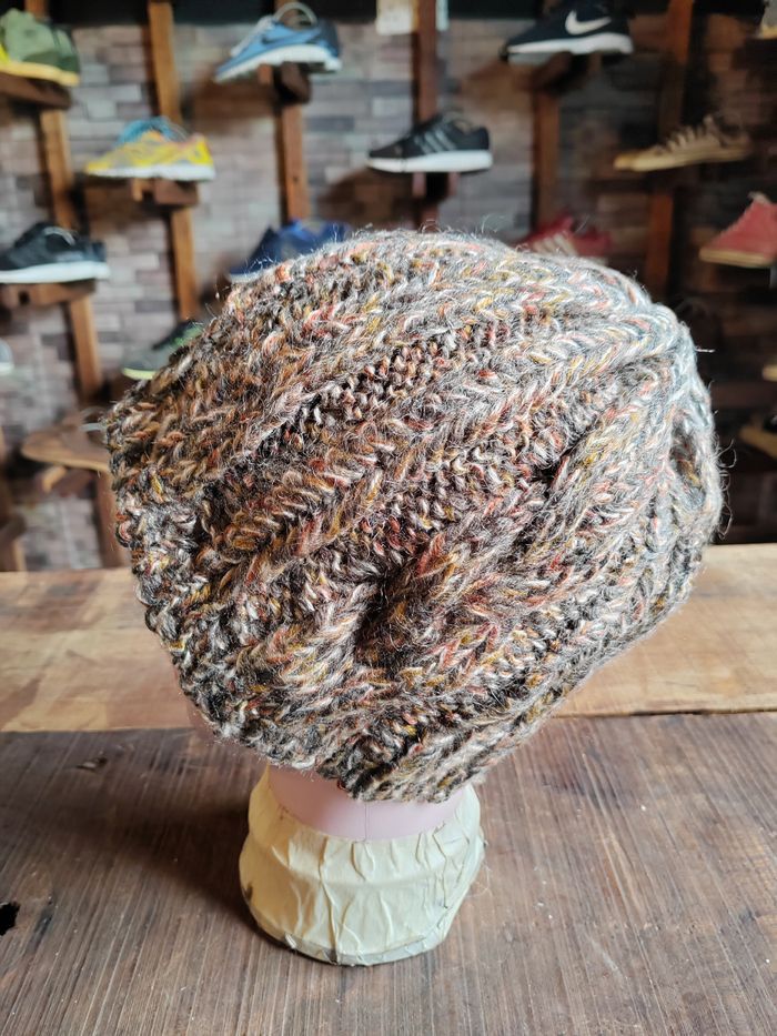 Japanese Brand Vintage Crochet Knitted handmade Beanie Snowcap Size ONE SIZE - 1 Thumbnail