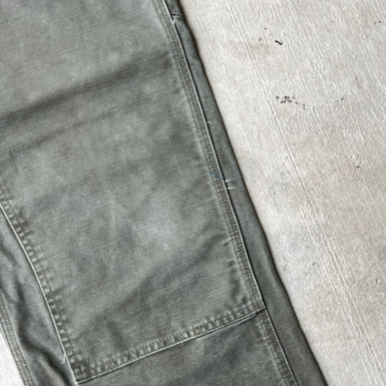 Carhartt × Vintage Carhartt green double knee work wear carpenter pants Size US 32 / EU 48 - 3 Thumbnail