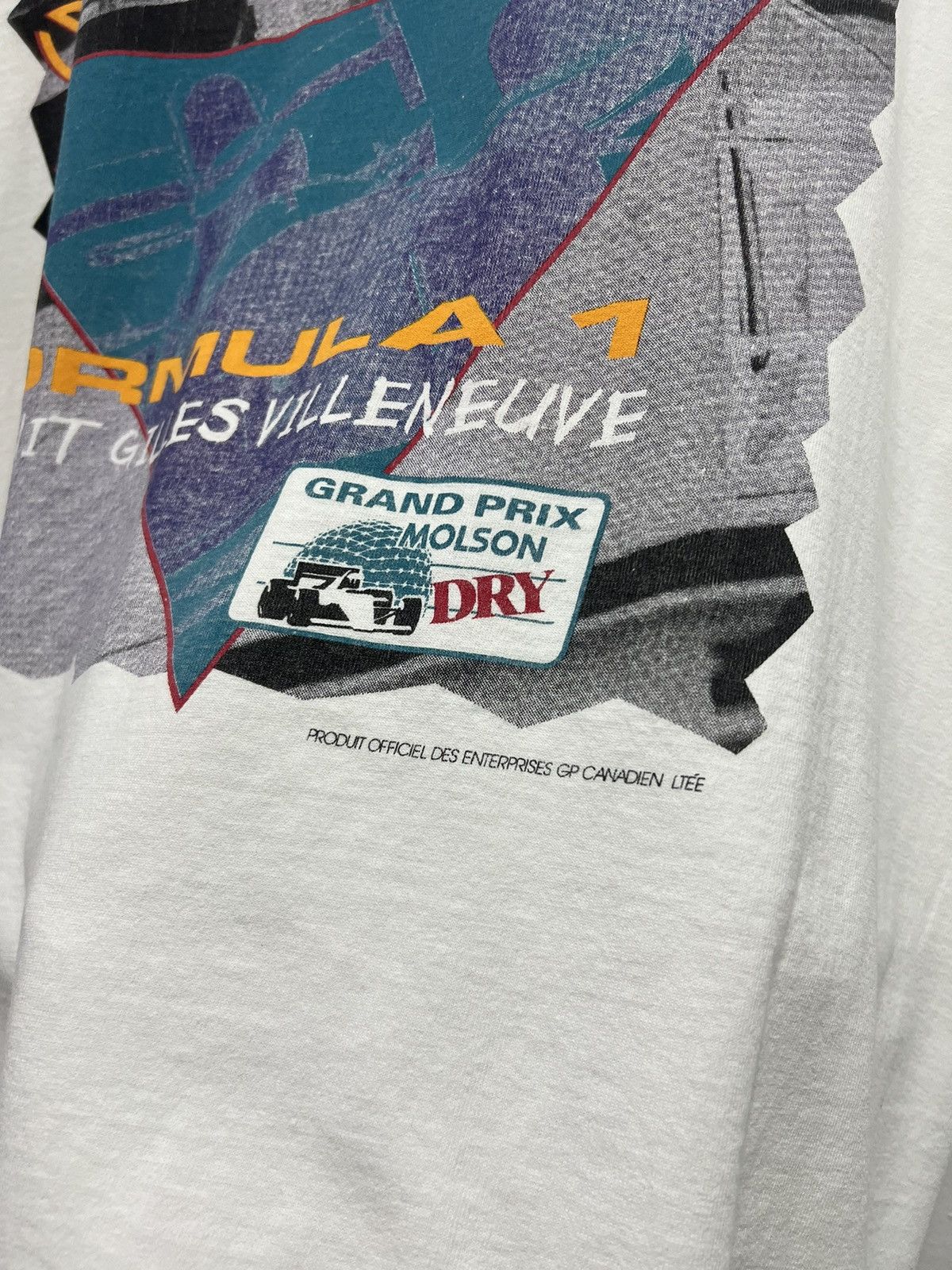 Formula 1 × Vintage Vintage 90’s Formula 1 Grand Prix Molson Du Canada Tshirt Size US L / EU 52-54 / 3 - 3 Thumbnail