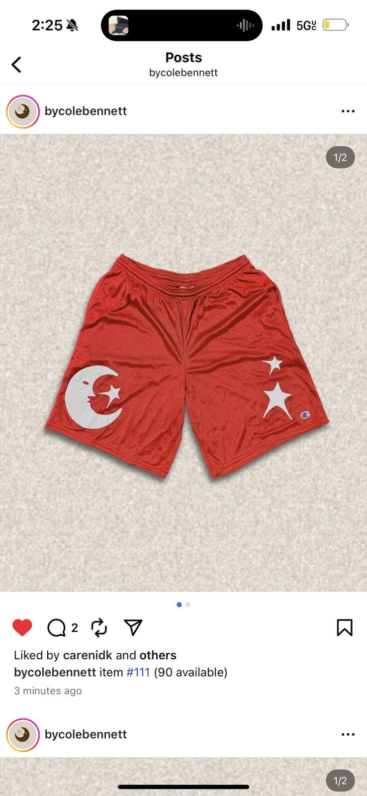 Lyrical Lemonade By cole bennet moon shorts Size US 36 / EU 52 - 4 Thumbnail