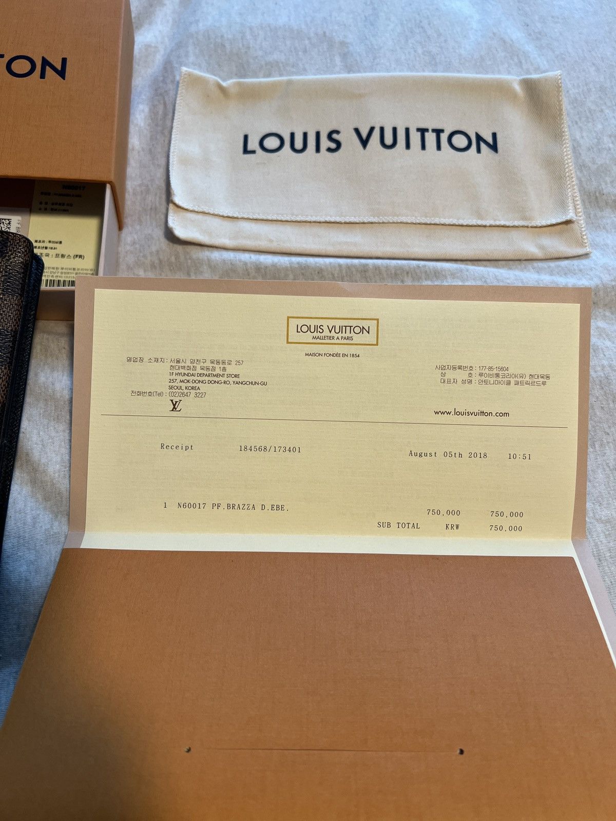 Louis Vuitton Louis Vuitton Brazza Long Wallet - Damier Ebene Size ONE SIZE - 9 Thumbnail