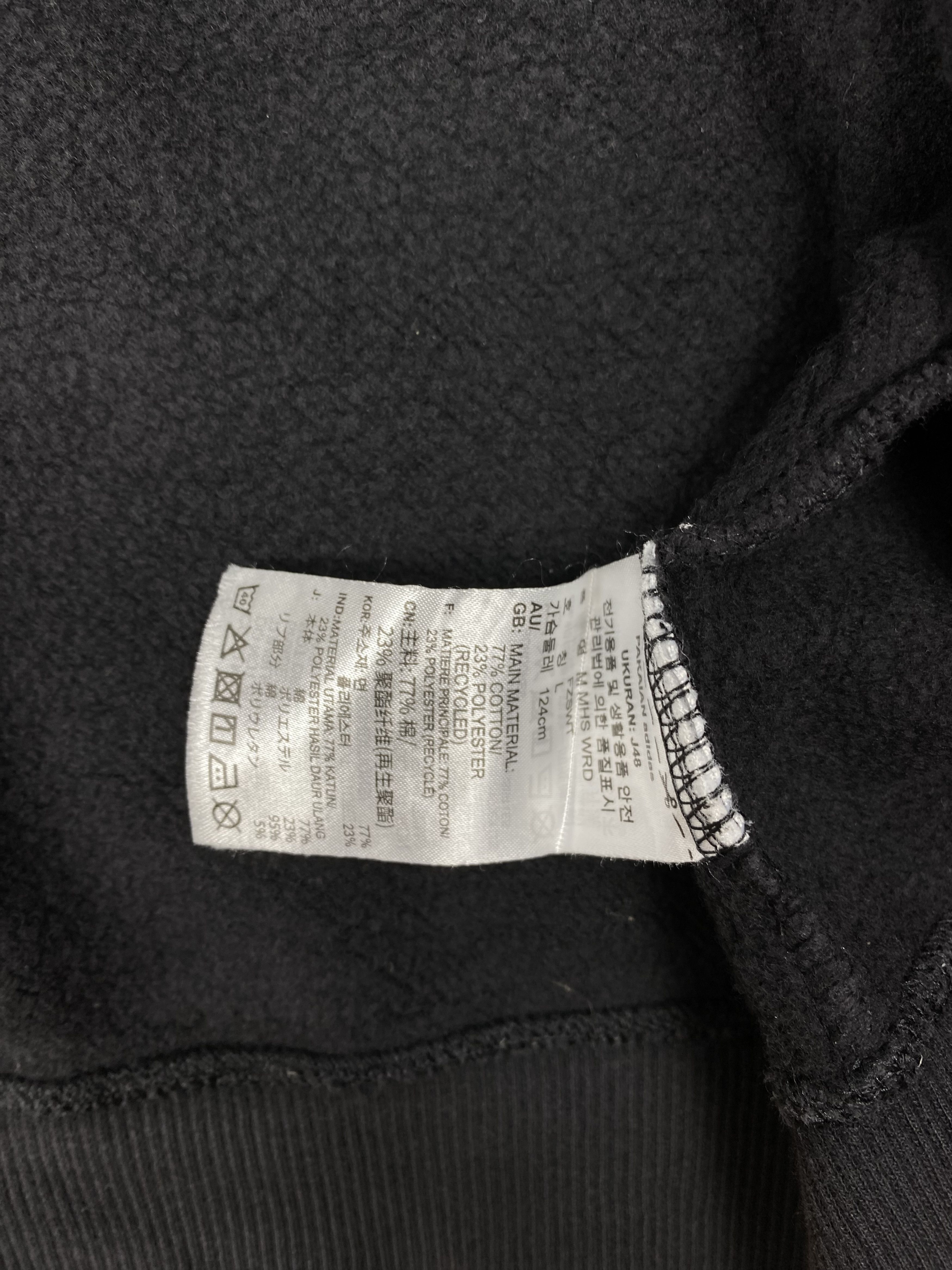 Adidas Vintage Adidas 3 Stripe Zip Up Hoodies PS0364 Size US L / EU 52-54 / 3 - 8 Thumbnail