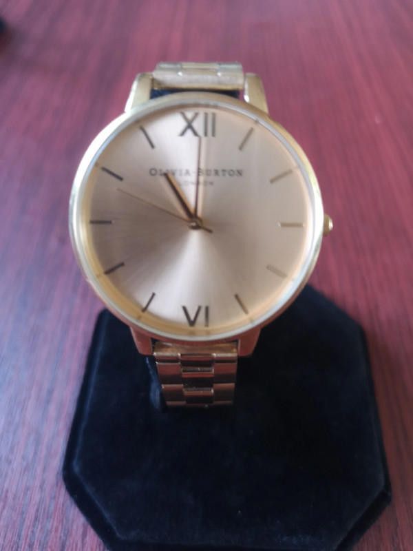 Designer Olivia gold stainless steel watch Size ONE SIZE - 2 Thumbnail