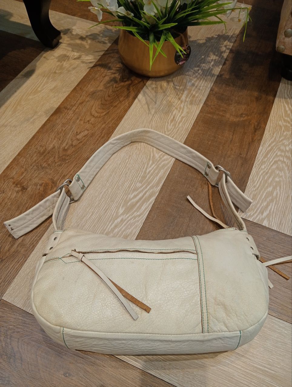 Yohji Yamamoto Y'SACCS YOHJI YAMAMOTO ADJUSTABLE SHOULDER BAG - LEATHER Size ONE SIZE - 8 Thumbnail