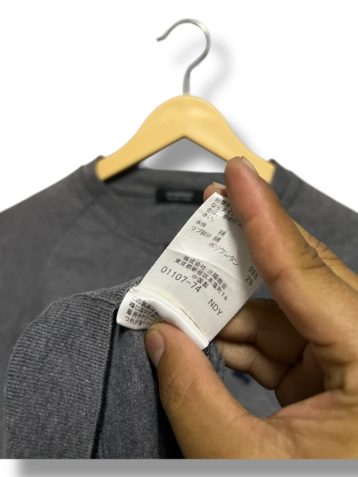 Burberry × Designer BURBERRY BLACK LABEL LONG SLEEVES SHIRT Size US M / EU 48-50 / 2 - 8 Thumbnail