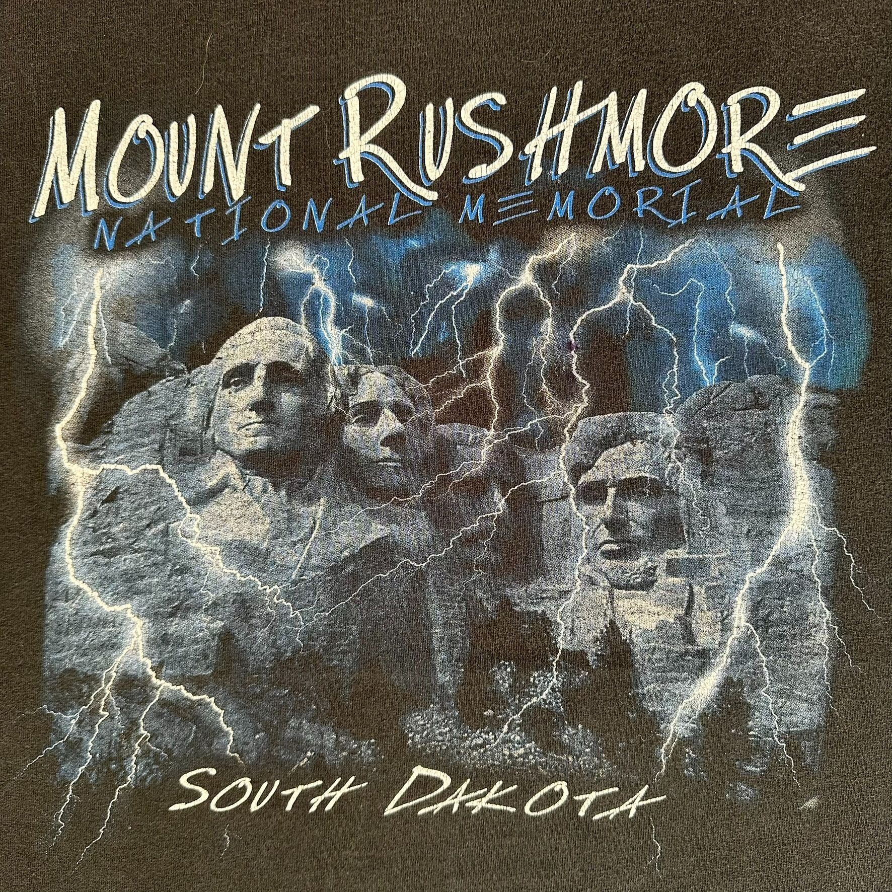 Vintage Vintage Y2K Mount Rushmore T-Shirt South Dakota Western Monu Size US XL / EU 56 / 4 - 2 Thumbnail
