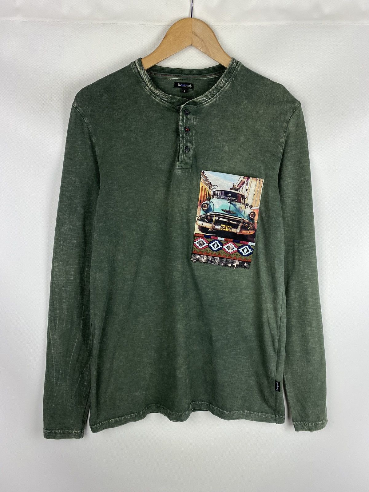 Desigual Desigual men’s long sleeve t shirt size S style 19WMTK61 Size US S / EU 44-46 / 1 - 1 Thumbnail