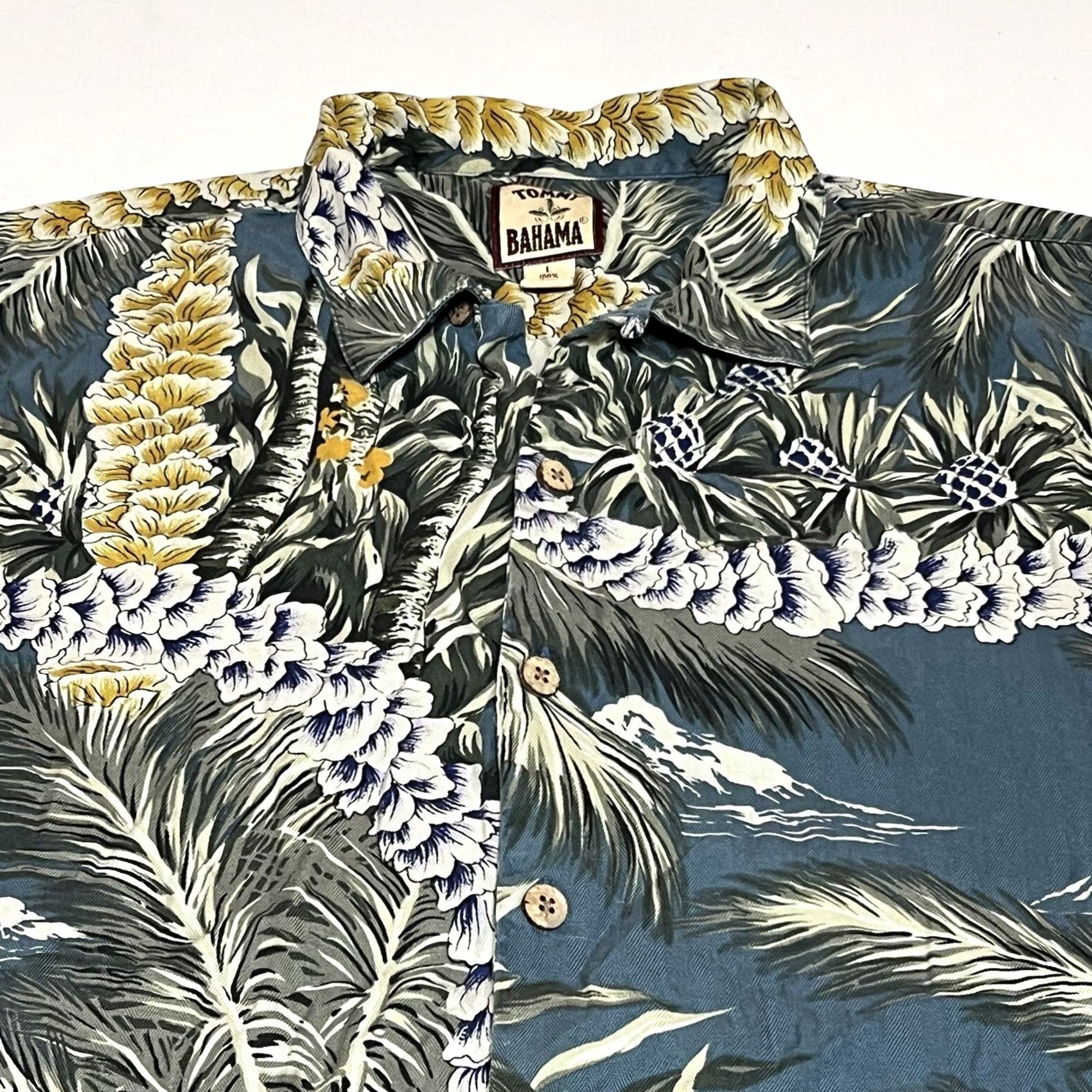 Tommy Bahama Tommy Bahama Hawaiian Shirt Men L Multicolor Floral Silk Button Front Short Sleeve Casual Beach Tropical Size US L / EU 52-54 / 3 - 2 Thumbnail