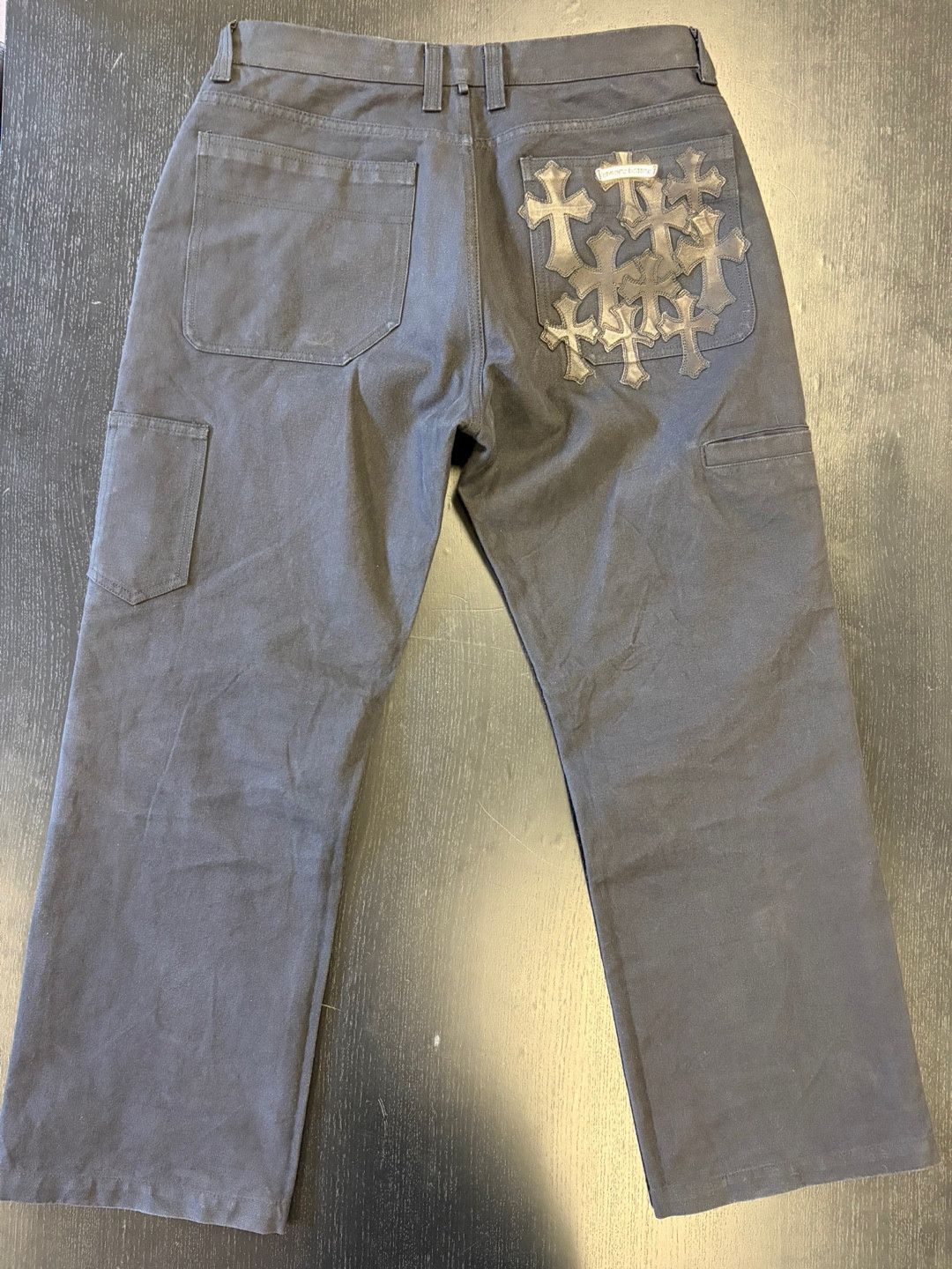 Chrome Hearts Chrome Hearts Flooded Patch Double Knee Carpenter Pants Size US 34 / EU 50 - 3 Thumbnail