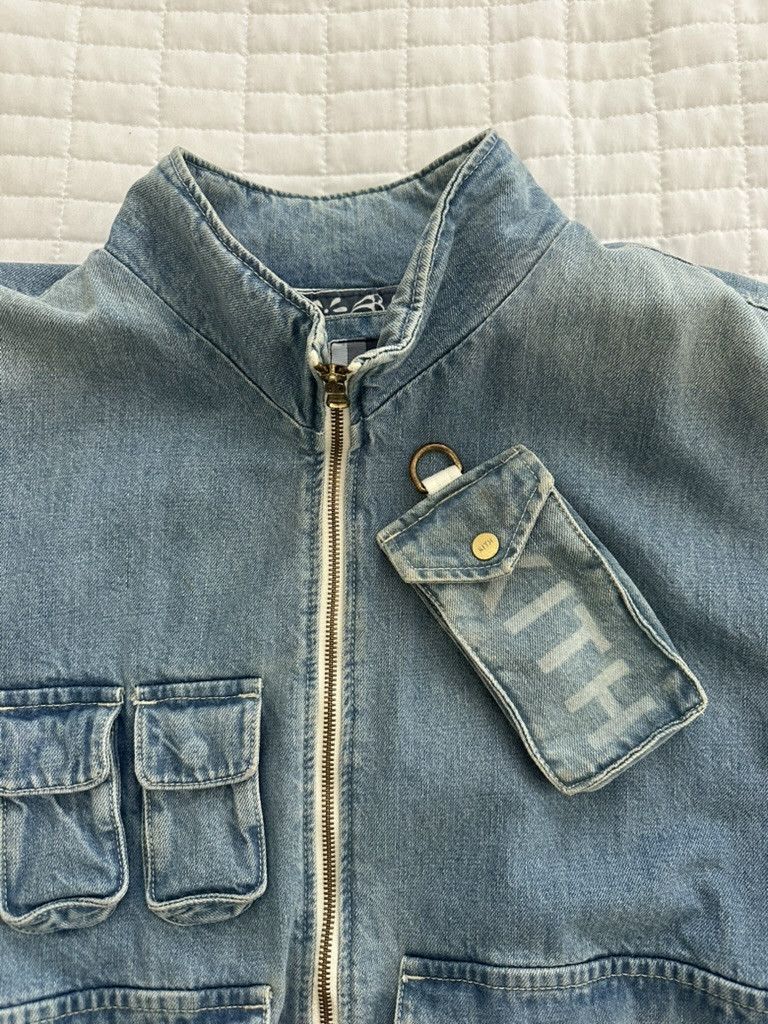 Kith Kith Denim Aviation Bomber Jacket Hosu 2.0 Wash Size US XL / EU 56 / 4 - 2 Thumbnail