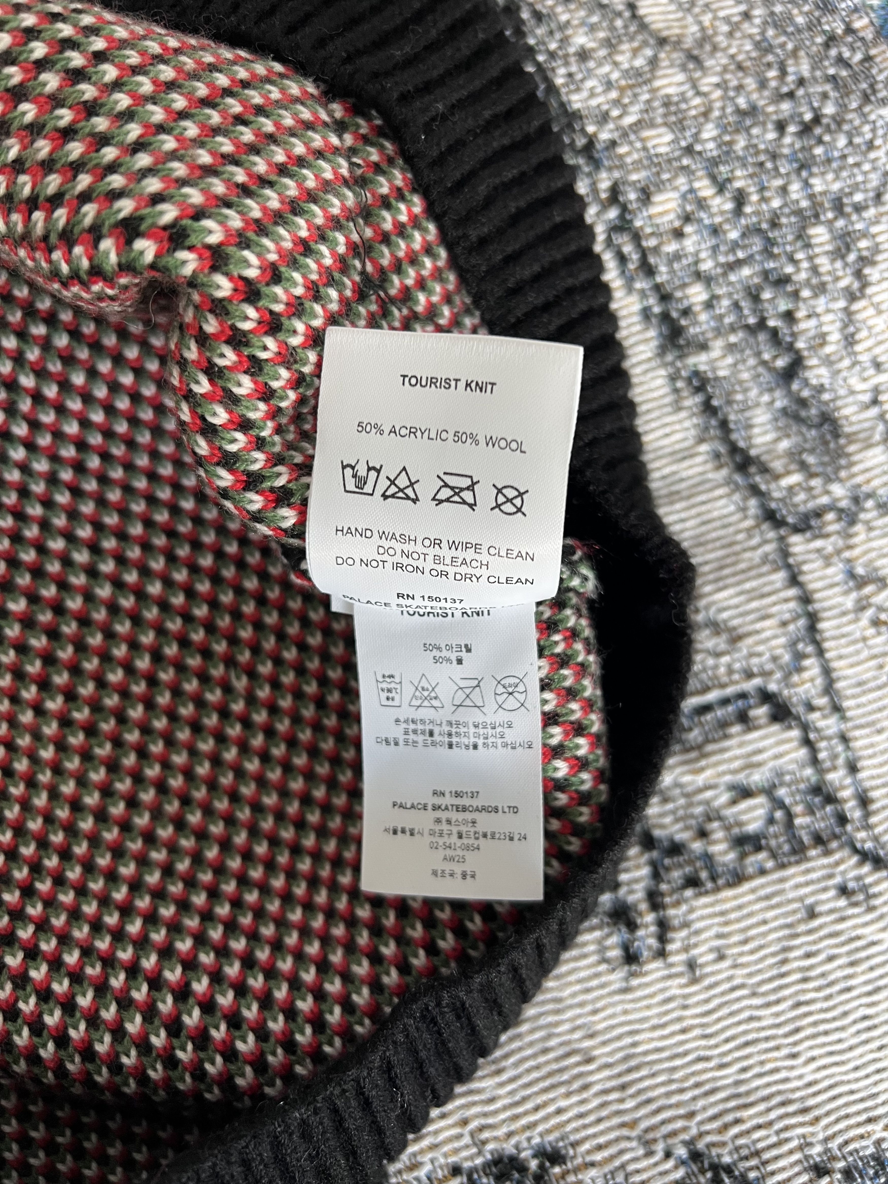 Palace Palace Skateboards Italy Tourist Knit Sweater Size US L / EU 52-54 / 3 - 9 Thumbnail