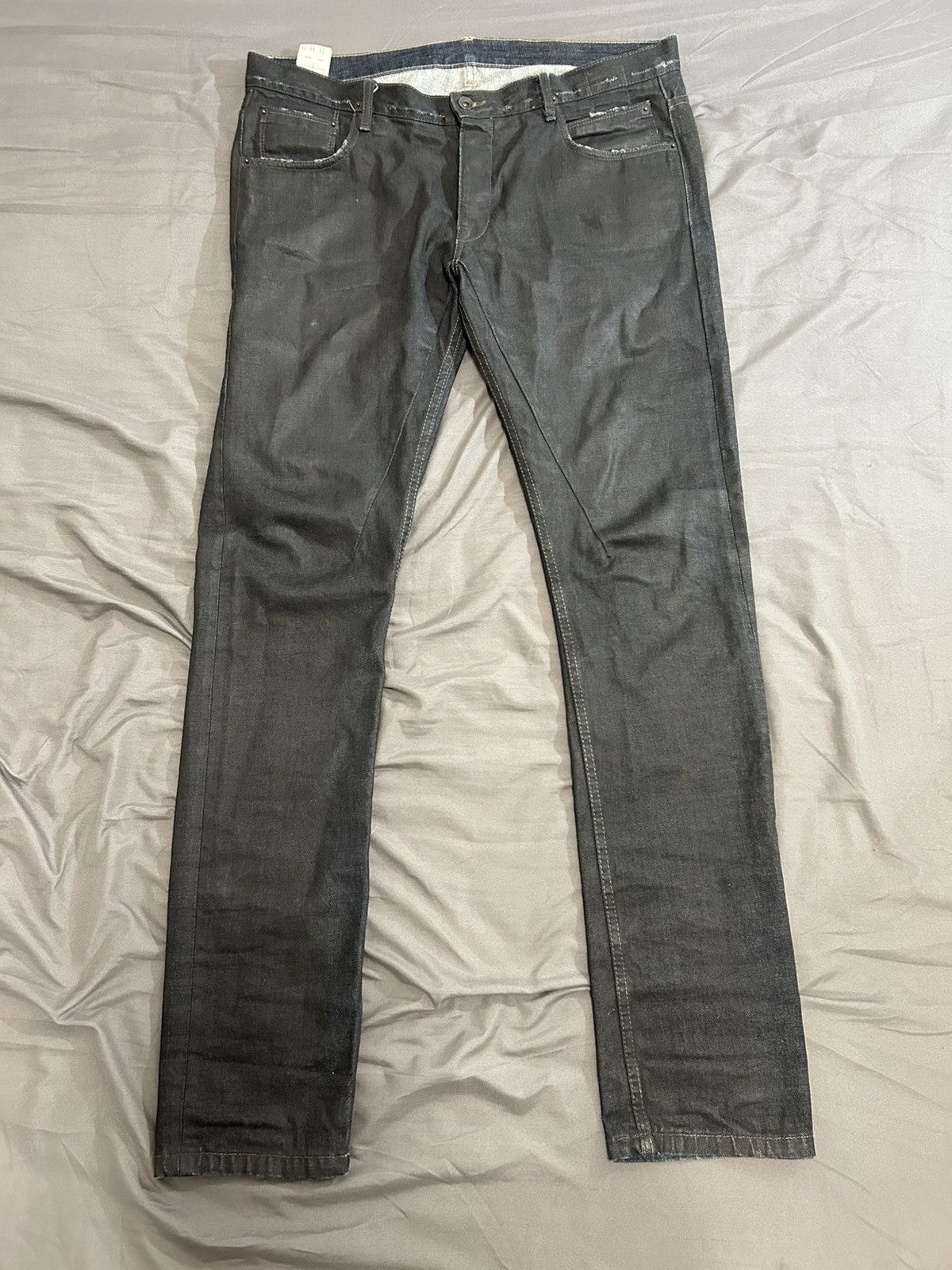Rick Owens Rick Owen FW09 Waxed Selvedge Detroits | Grailed