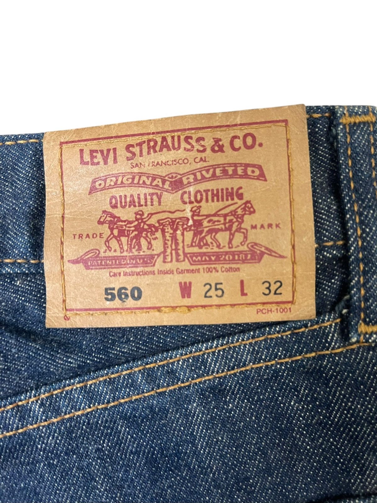 Levi's Vintage Levis 560 Jeans Zipper Straight Cut Size 25" / US 0 / IT 36 - 5 Thumbnail