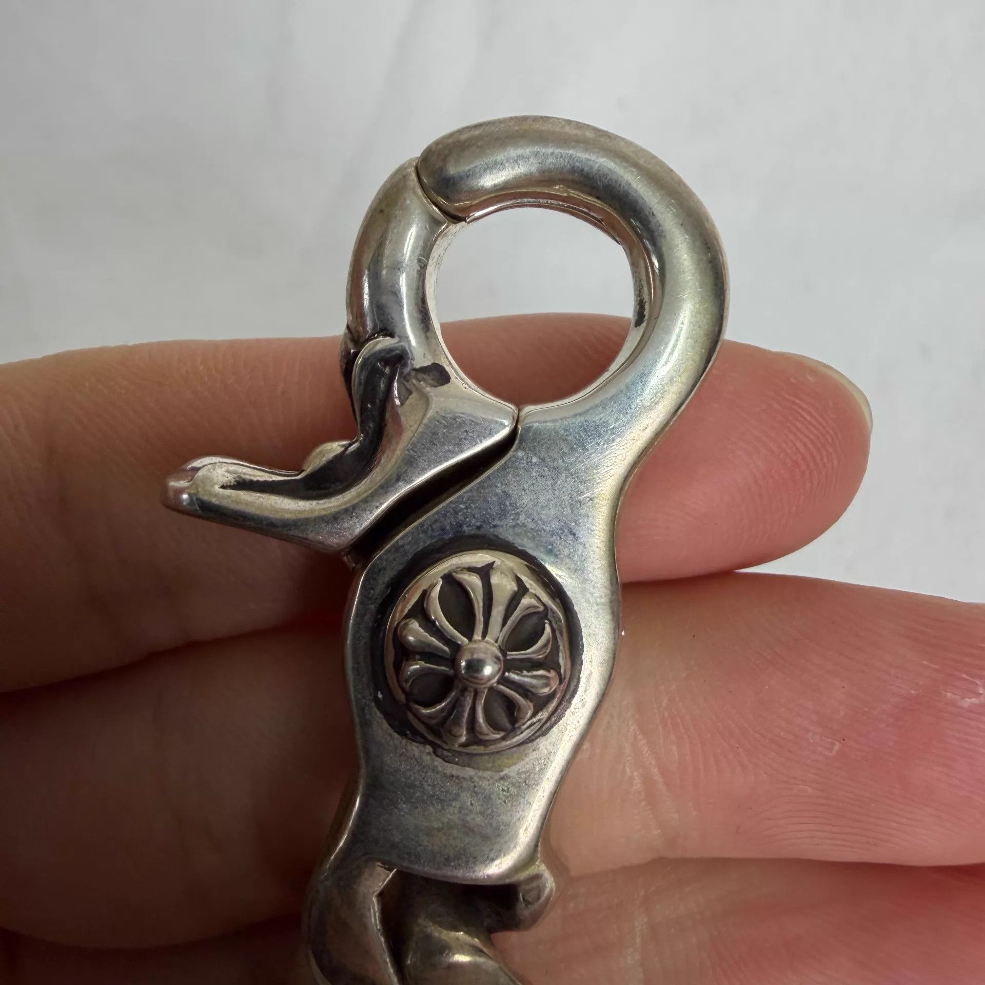 Chrome Hearts Chrome Hearts 925 Silver Lobster Clasp Cuban Bracelet Size ONE SIZE - 4 Thumbnail