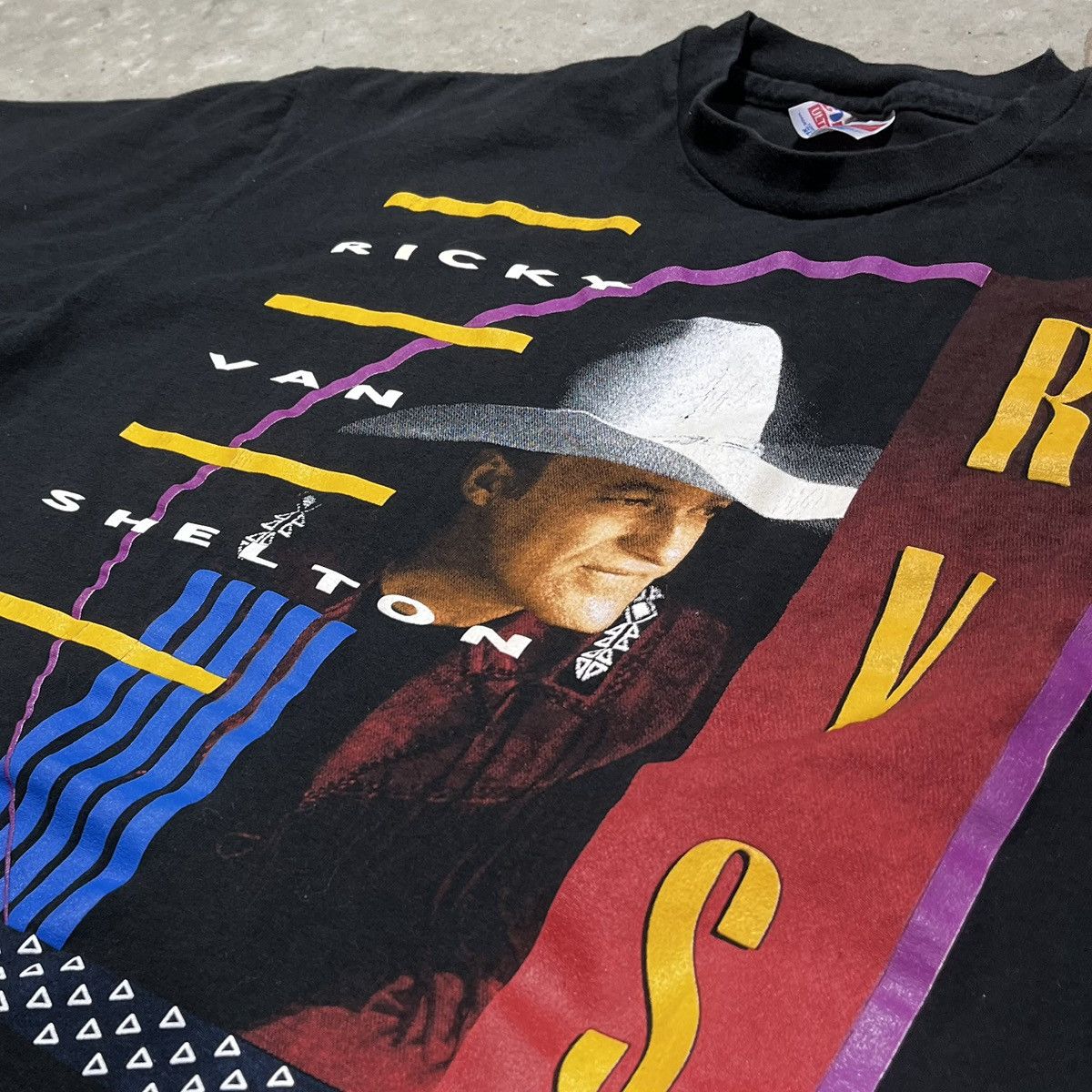 Band Tees × Hanes × Vintage Ricky Van Shelton Single-Stitch 80s/90s T-Shirt - Men's XL Size US XL / EU 56 / 4 - 3 Thumbnail