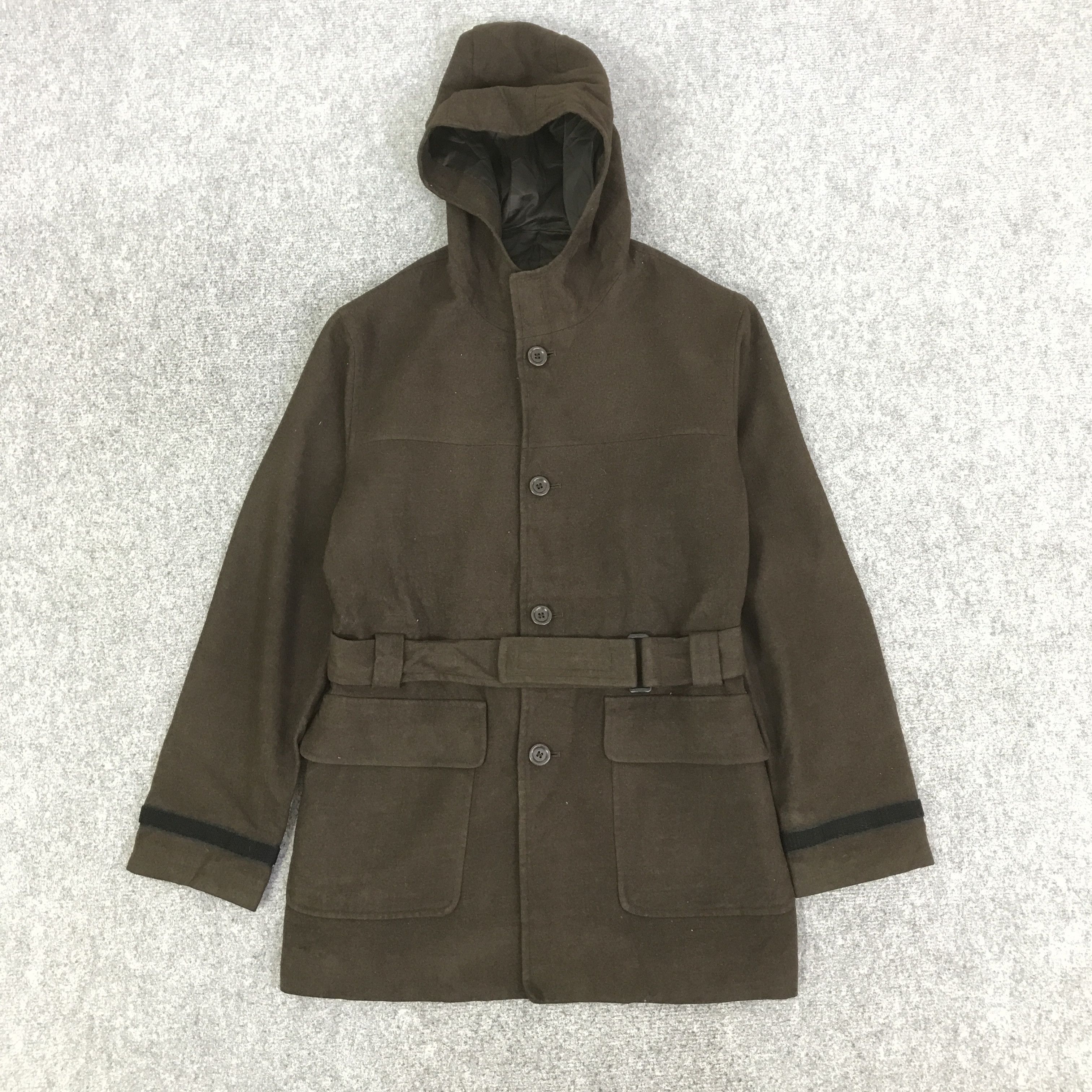 Tornado Mart TORNADO MART JAPAN WOOL HOODIE JACKET K86B6 Size US L / EU 52-54 / 3 - 1 Thumbnail
