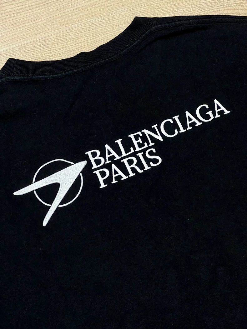 Balenciaga Balenciaga Boomerang Short Sleeve, Black M Size US M / EU 48-50 / 2 - 7 Thumbnail