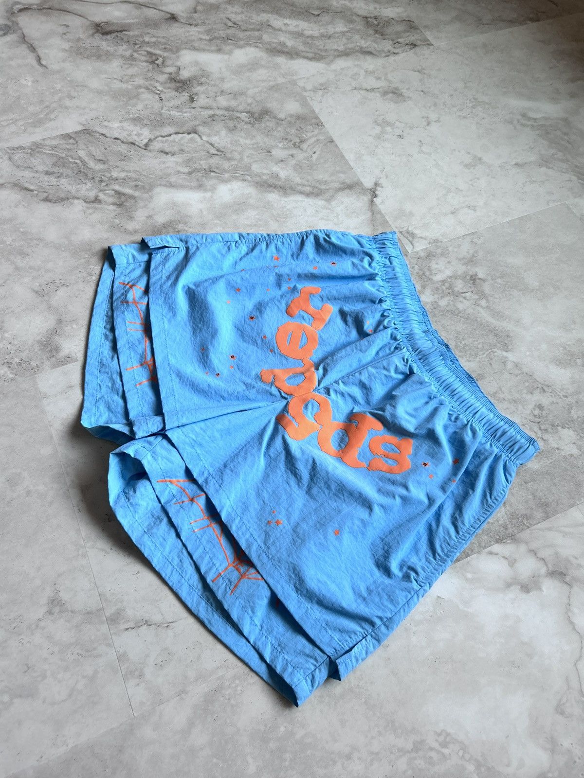 Sp5der Sp5der OG Web Double Layer Short Light Blue Size Medium Size US 32 / EU 48 - 4 Thumbnail