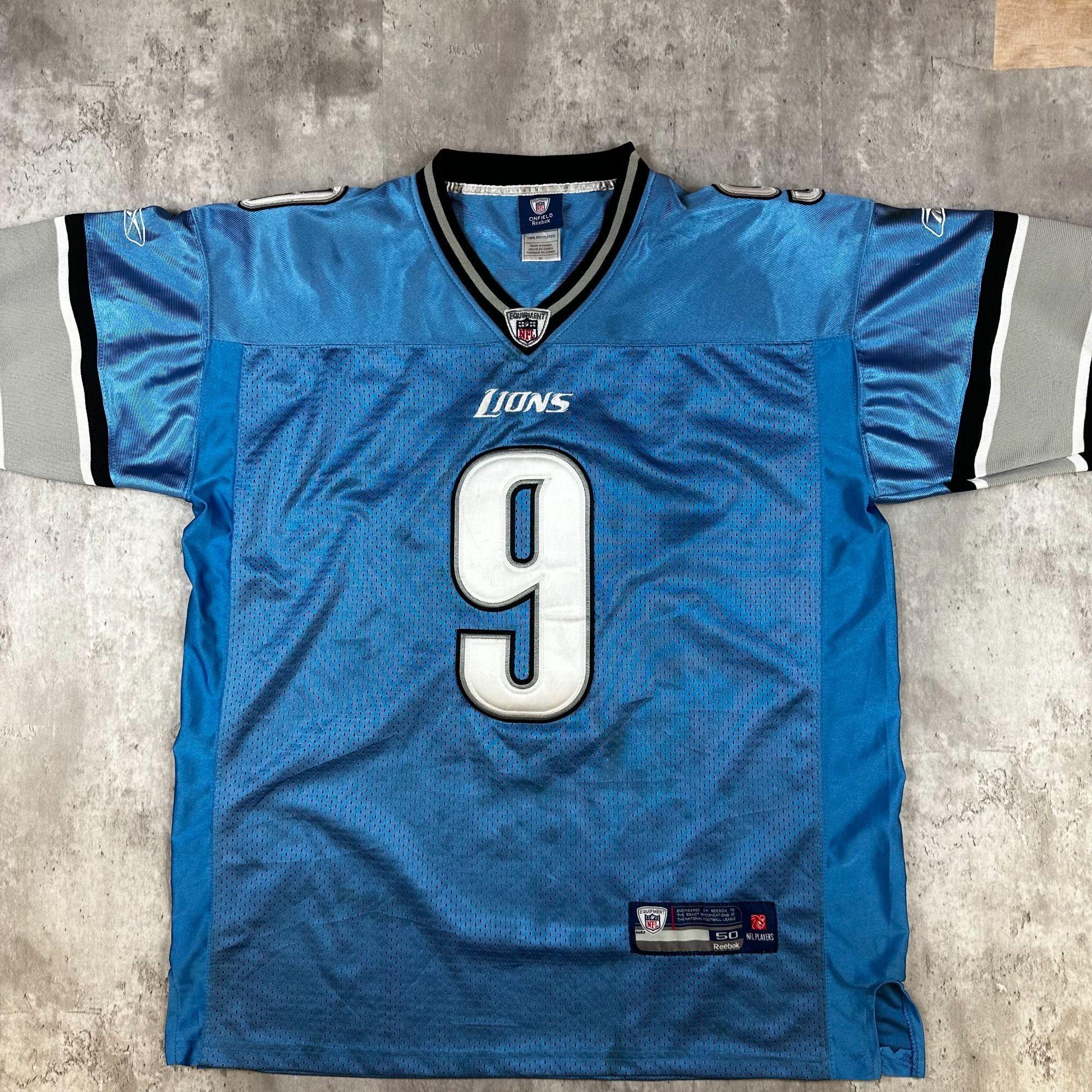 Reebok Reebok NFL Onfield Detroit Lions Matthew Stafford #9 Jersey Size US M / EU 48-50 / 2 - 1 Thumbnail