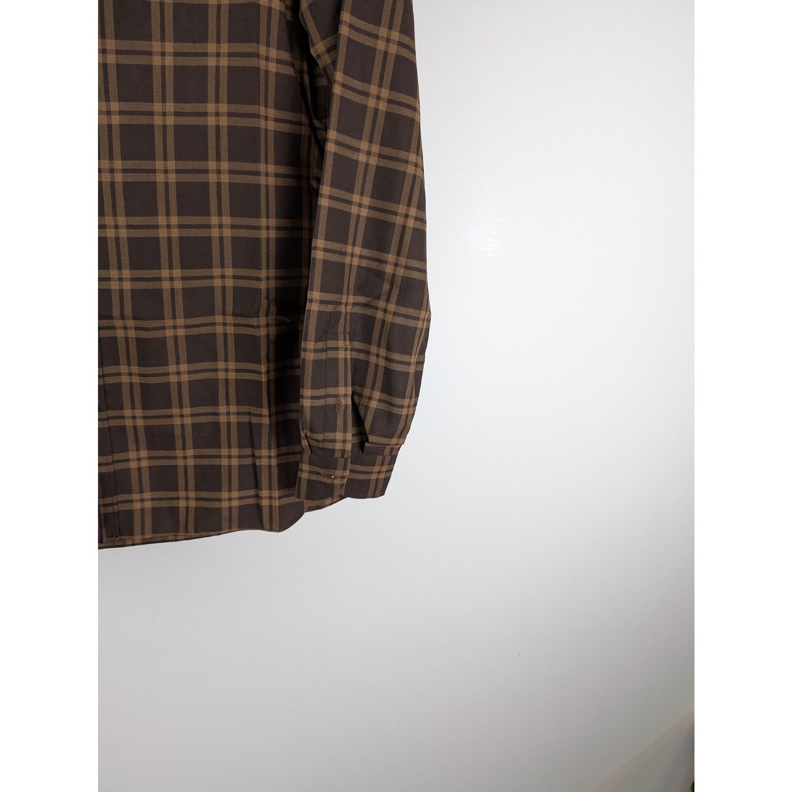 Isaia o1rshd1 CC20 Checked Button up Shirt in Multicolor Size US S / EU 44-46 / 1 - 5 Thumbnail