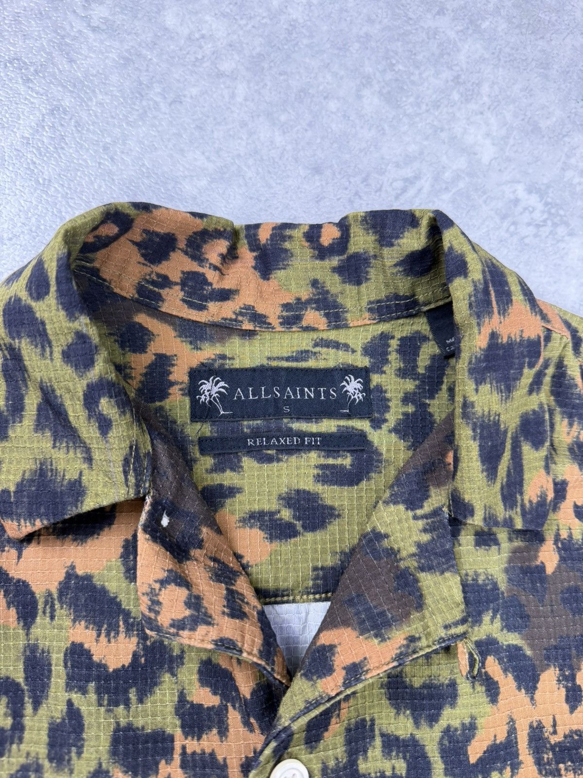 Allsaints Allsaints Styx Printed Short Sleeve Shirt Size S Size US S / EU 44-46 / 1 - 4 Thumbnail