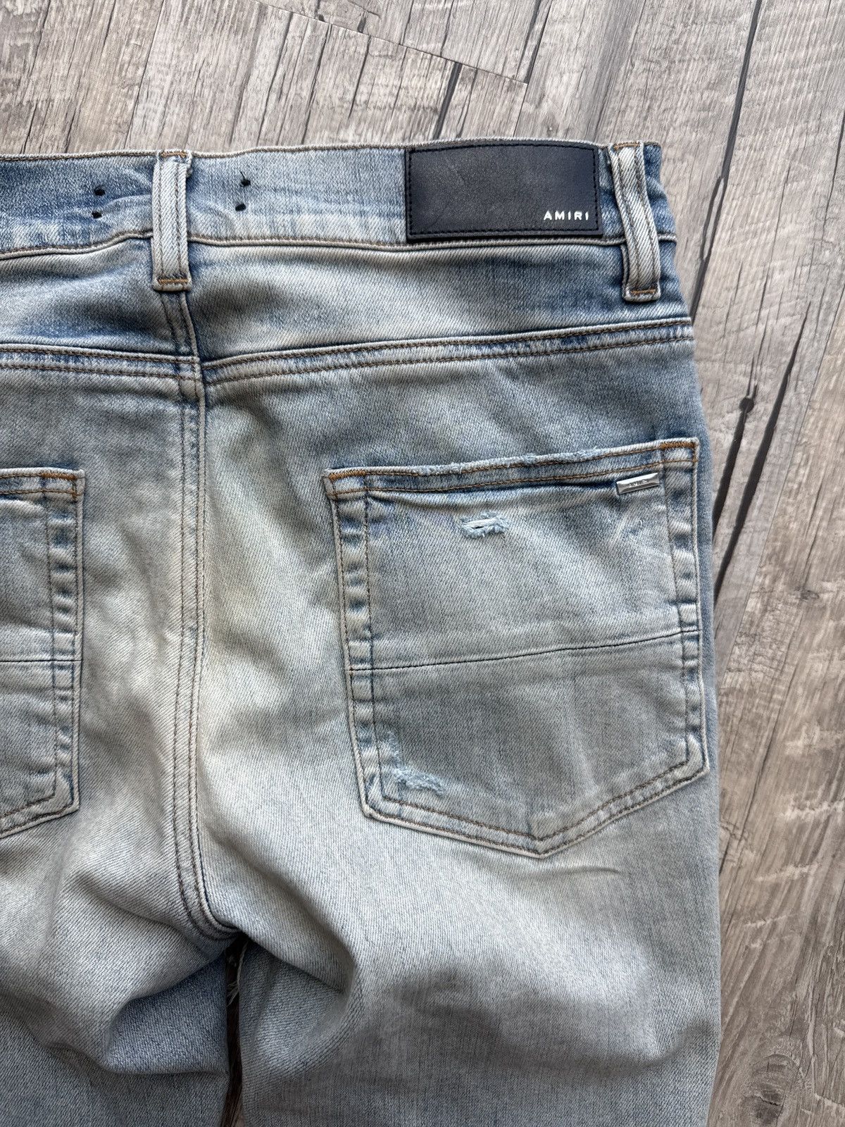 Amiri Amiri MX1 Multi-Color Bandana Jeans–Size 30–Light Wash Size US 30 / EU 46 - 6 Thumbnail