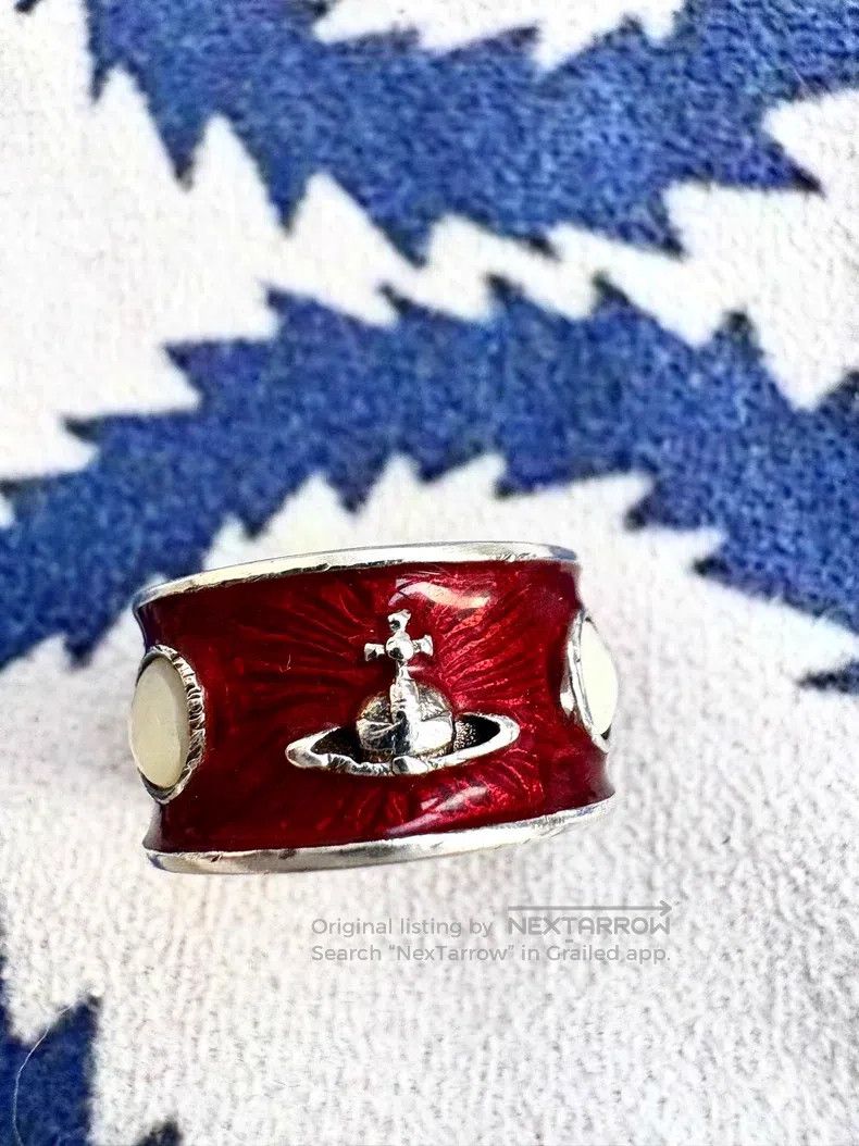 Vivienne Westwood Vivienne Westwood Red King's Ring Size ONE SIZE - 5 Thumbnail