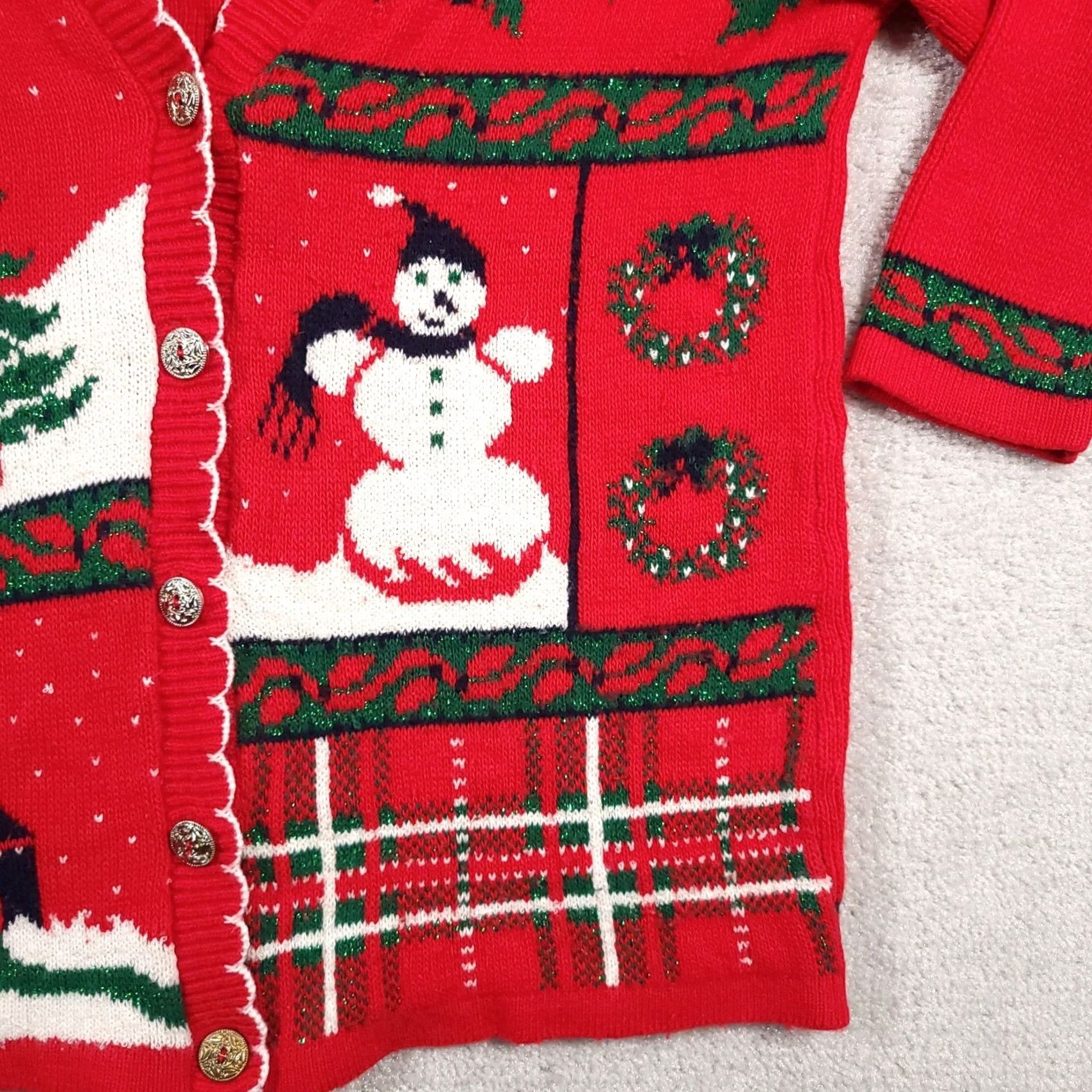 Vintage VINTAGE Nutcracker Christmas Cardigan Sweater Shirt? Size S / US 4 / IT 40 - 5 Thumbnail