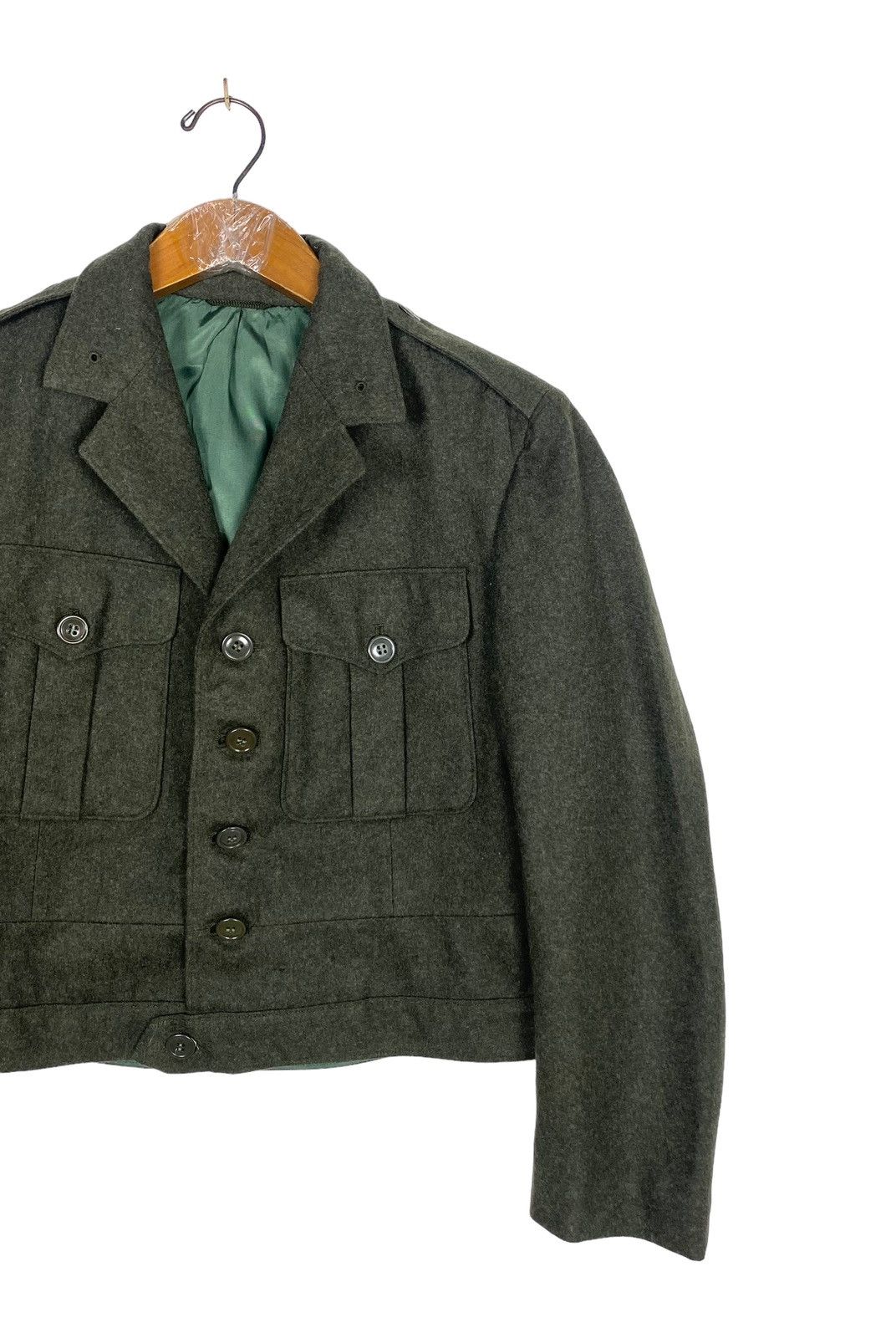 Vintage Rare‼️ Vintage Army Military Wool Coat Size US S / EU 44-46 / 1 - 3 Thumbnail