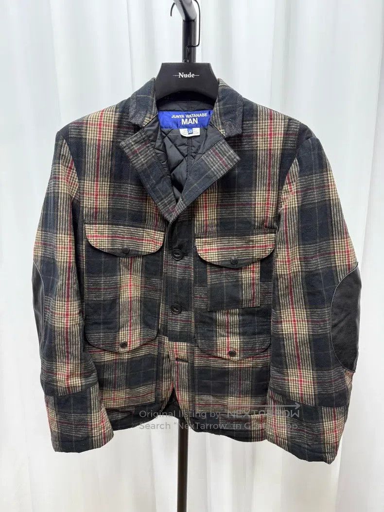 Junya Watanabe Junya Watanabe Ombre Plaid Patchwork Cotton Jacket Size US XS / EU 42 / 0 - 1 Thumbnail