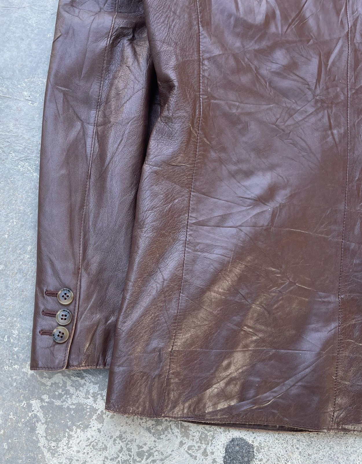 Takeo Kikuchi TAKEO KIKUCHI SHEEP SKIN LEATHER COAT Size US L / EU 52-54 / 3 - 10 Thumbnail