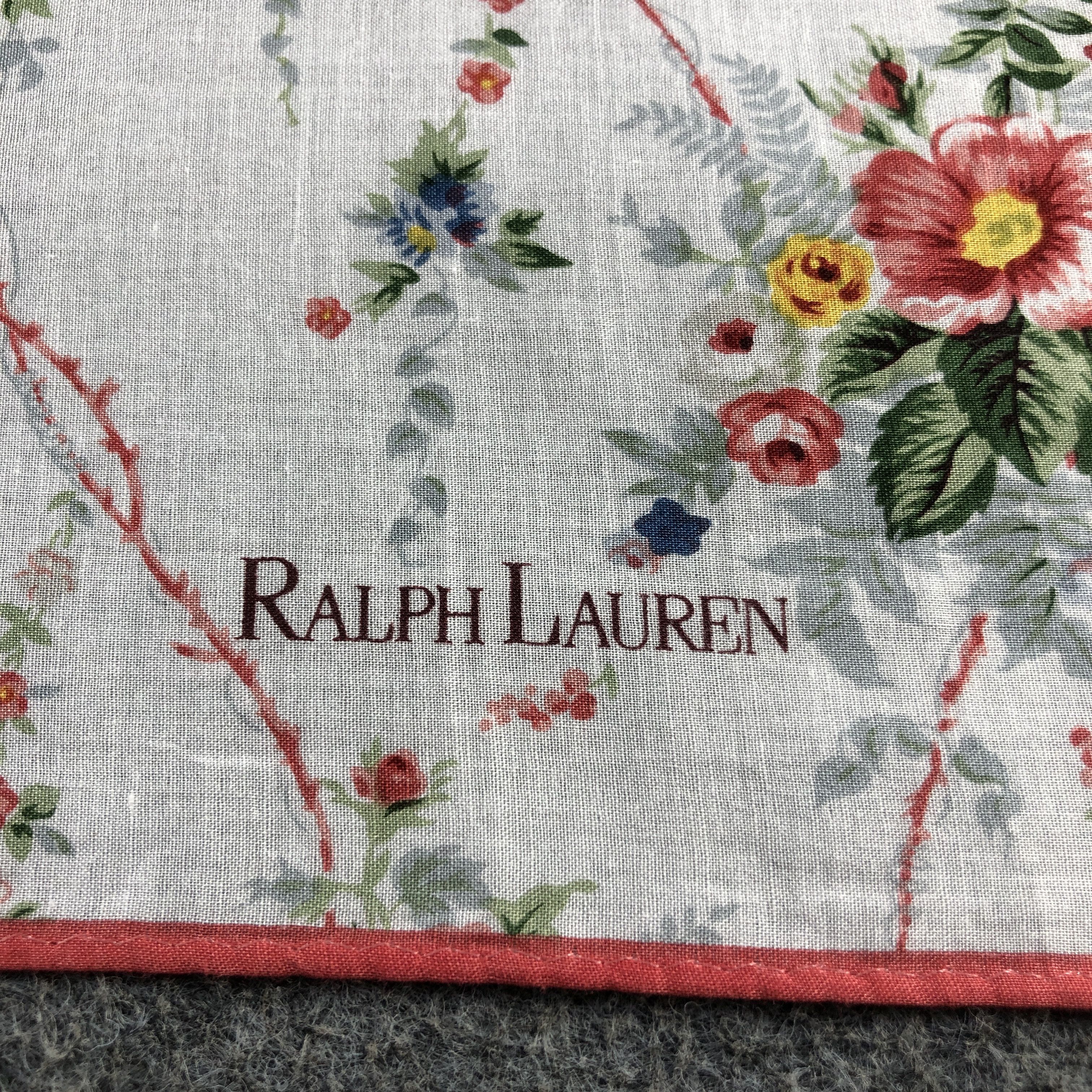 Ralph Lauren Ralph Lauren Floral Handkerchief Neckerchief Bandana H2710 Size ONE SIZE - 4 Thumbnail
