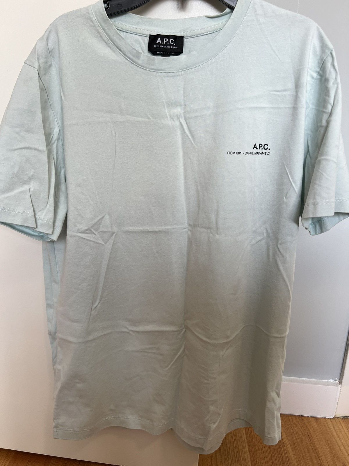 A.P.C. A.P.C. Teal Blue T-Shirt Size US L / EU 52-54 / 3 - 1 Thumbnail