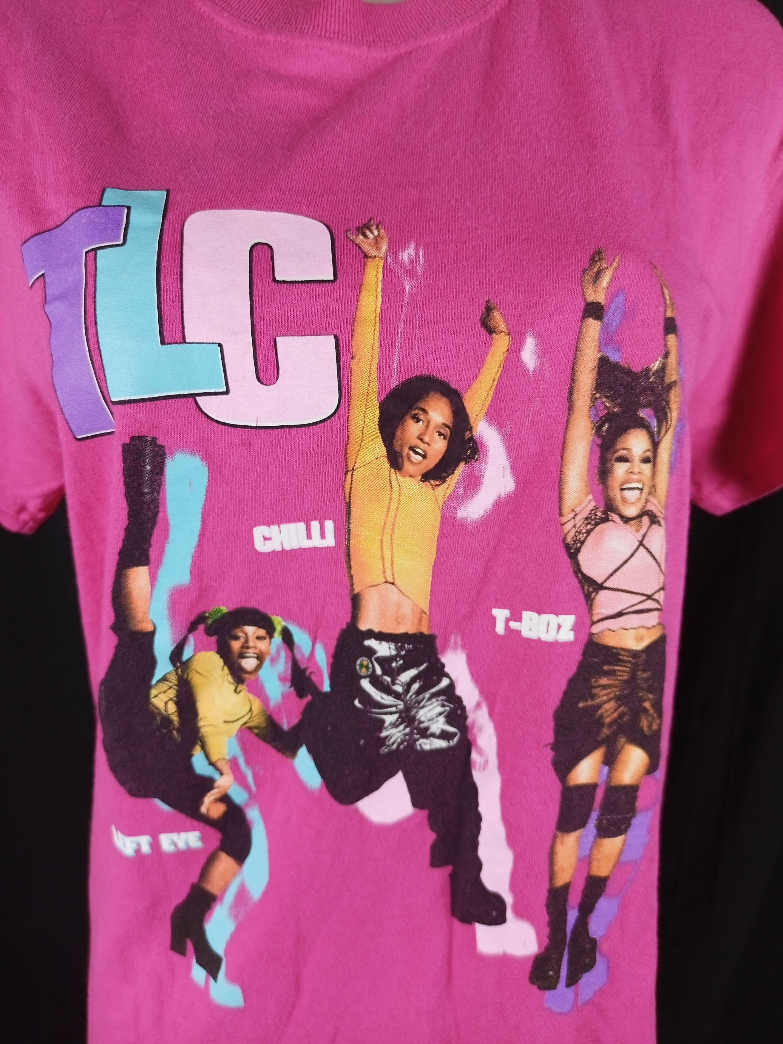Cross Colours × Rap Tees × Vintage TLC Hip-Hop Group Missing Randy Allen Cross Colours Tags Size S / US 4 / IT 40 - 2 Thumbnail