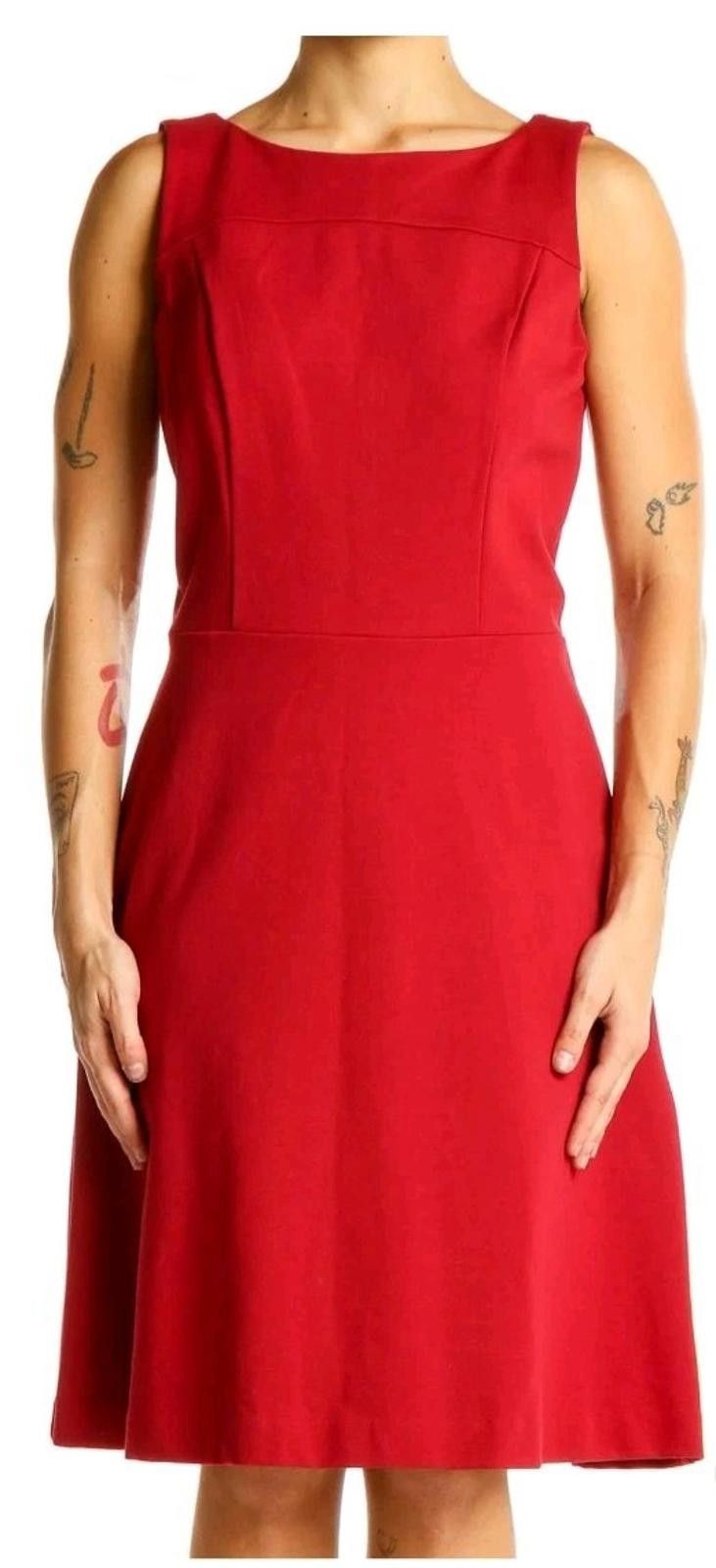 Brooks Brothers Brooks Brothers Womens Sz 12 A-Line Dress Sleeveless Red NEW Size M / US 6-8 / IT 42-44 - 6 Thumbnail