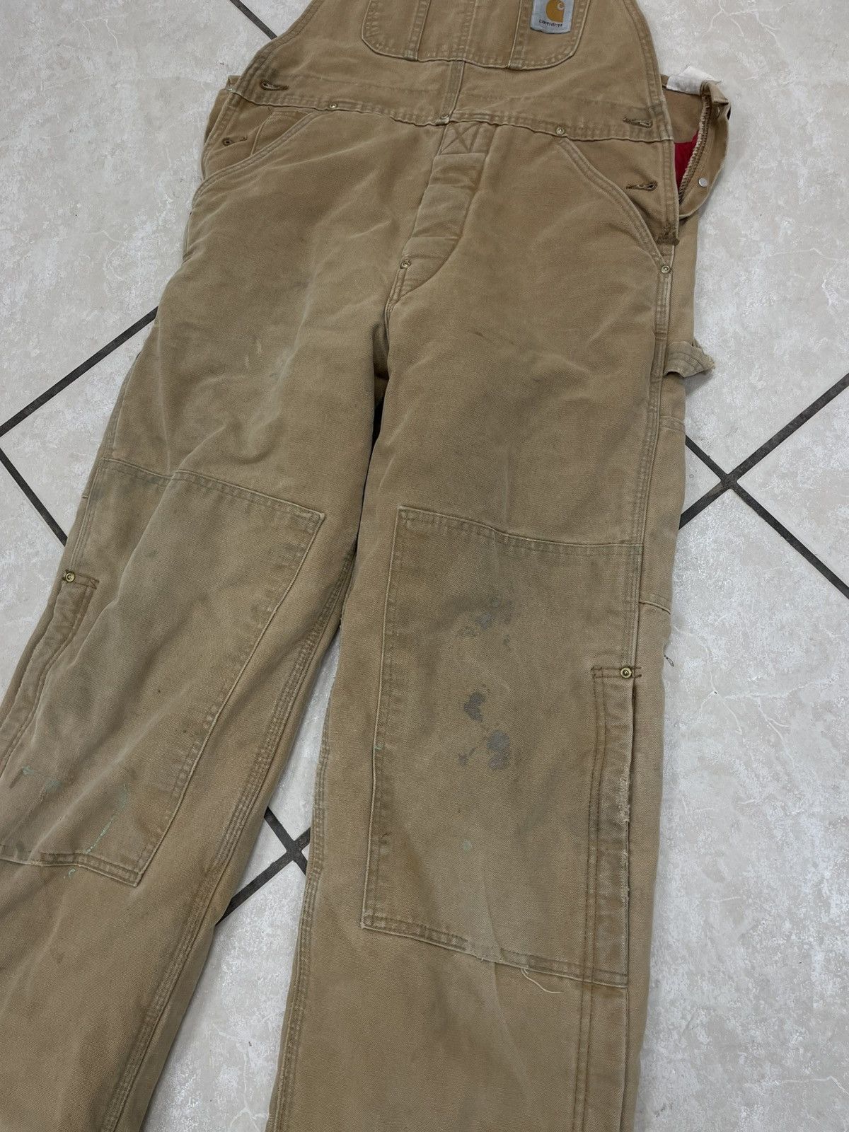 Carhartt × Carhartt Wip Vintage Carhartt Insulated Overall Double Knee Size US 33 - 2 Thumbnail