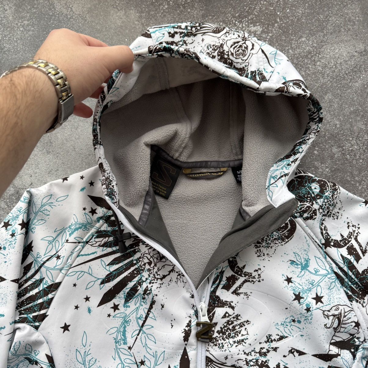 Salomon Salomon Tattoo Printed Vintage Gorpcore Ski Zip Jacket Size S / US 4 / IT 40 - 3 Thumbnail
