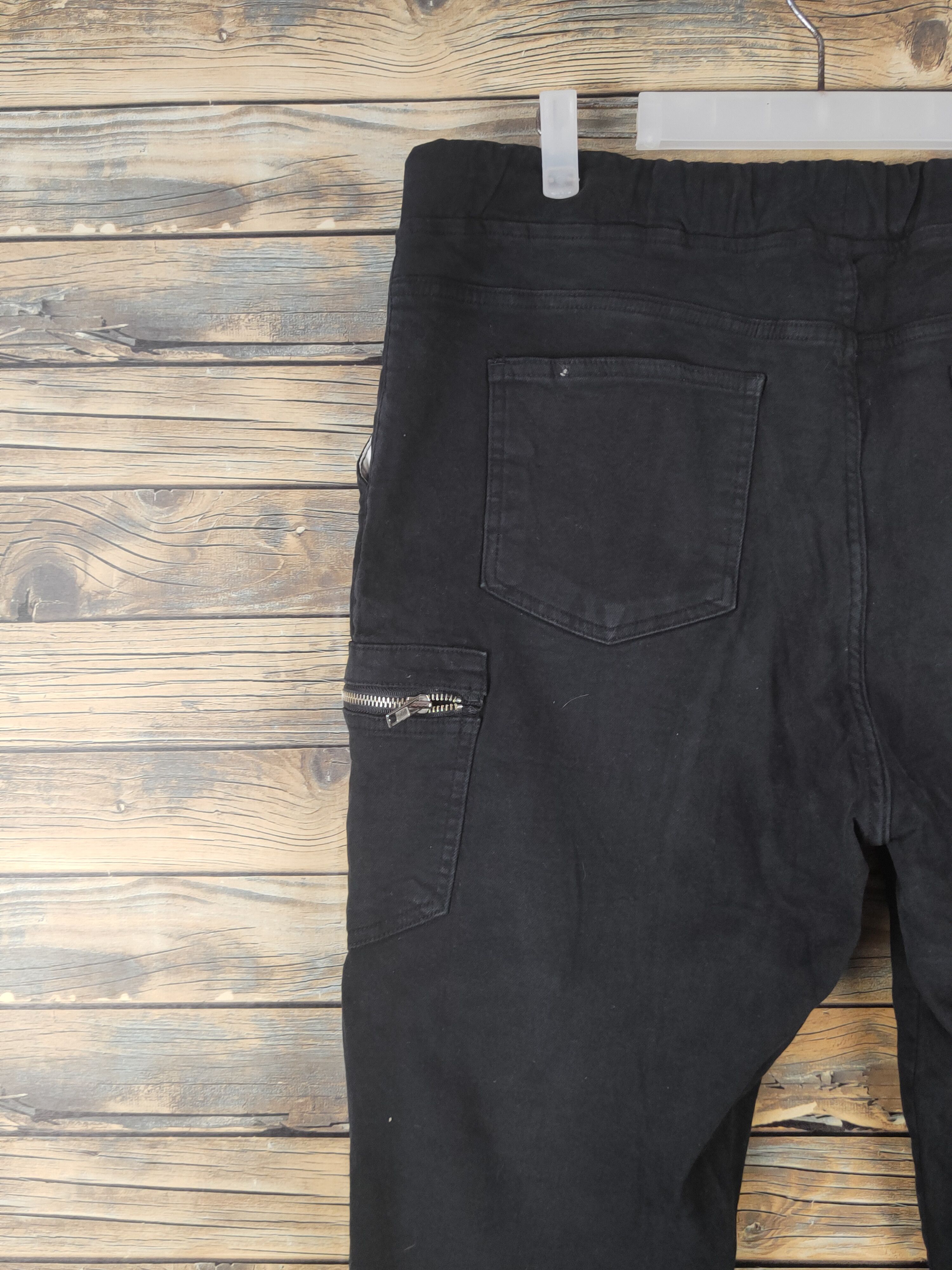 Japanese Brand DL T2M Black Multipocket Tactical Cargo Pants #1666 Size US 34 / EU 50 - 8 Thumbnail