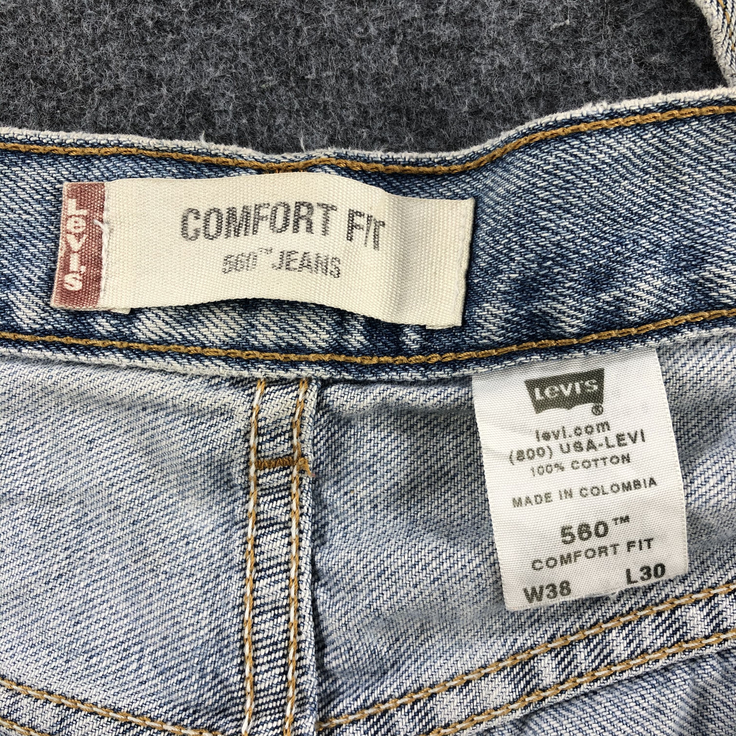 Levi's Light Washed Vintage Levis 560 Jeans Baggy Denim-J1005 Size US 38 / EU 54 - 10 Thumbnail