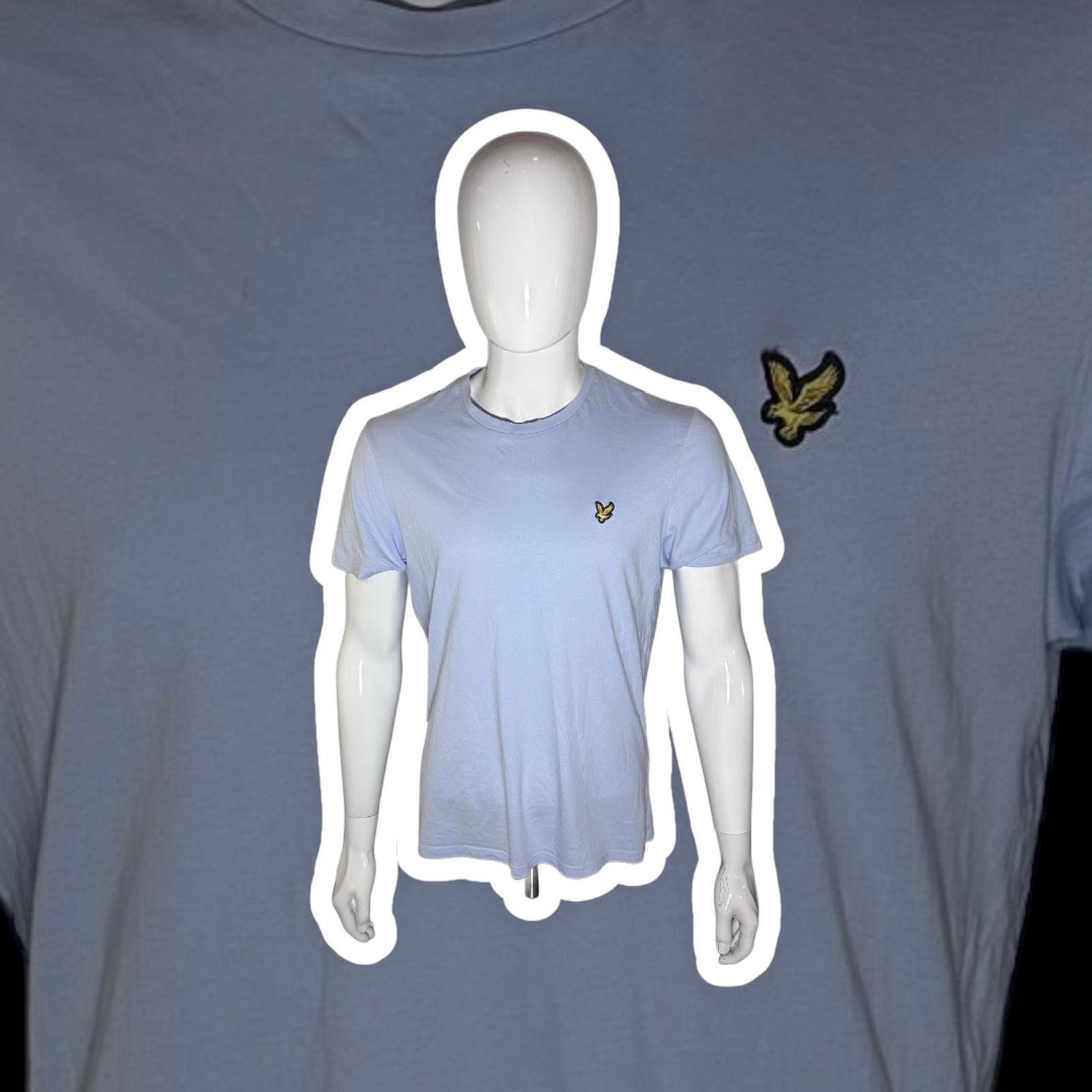 Lyle & Scott Lyle & Scott Light Blue T-Shirt Size US L / EU 52-54 / 3 - 1 Thumbnail