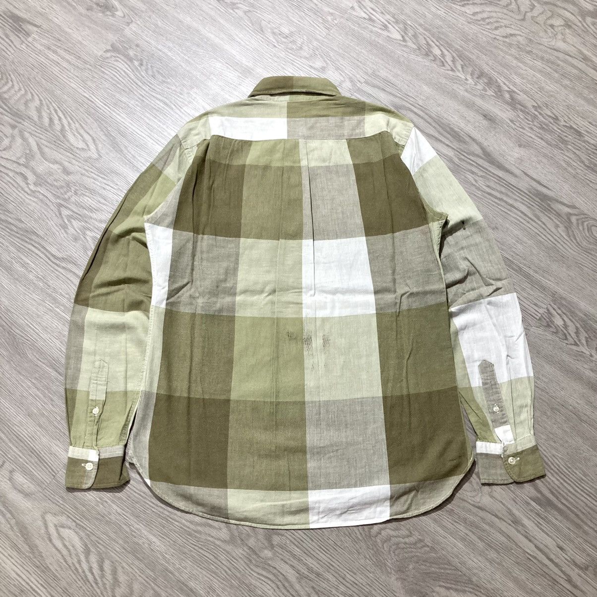 Beams Plus 2000s Beams Heart Brick Block Motif Shirt Button Up Size US L / EU 52-54 / 3 - 6 Thumbnail