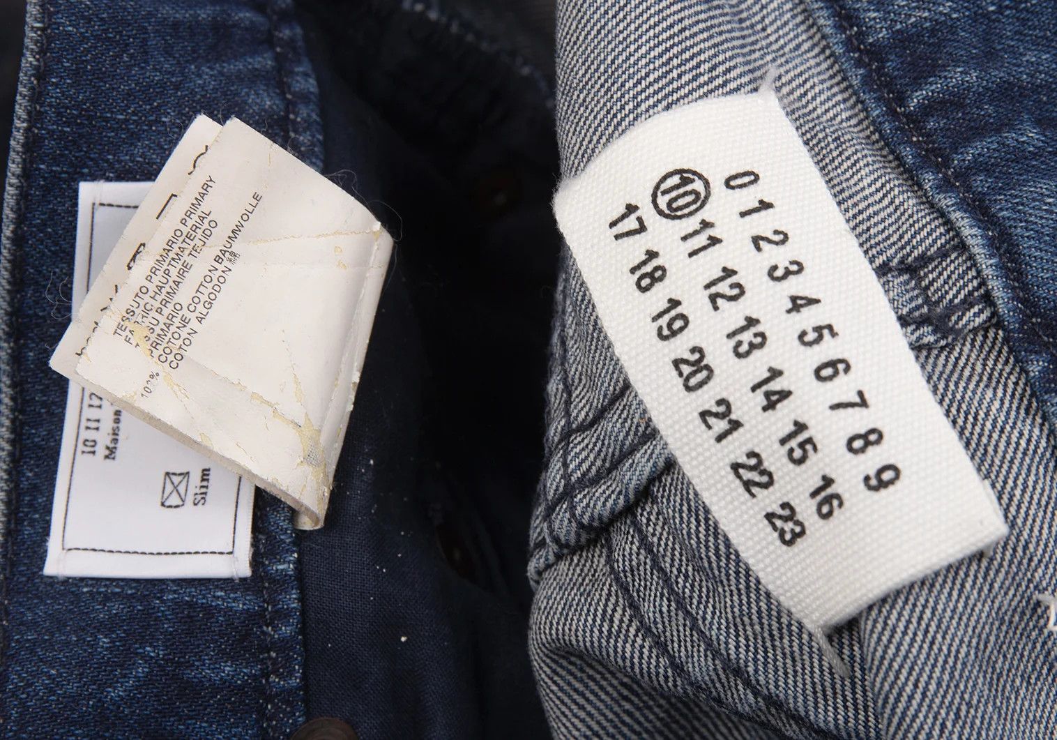 Maison Margiela Indigo Skinny Denim Pants Size 46 in Good Condition Size US 30 / EU 46 - 16 Thumbnail