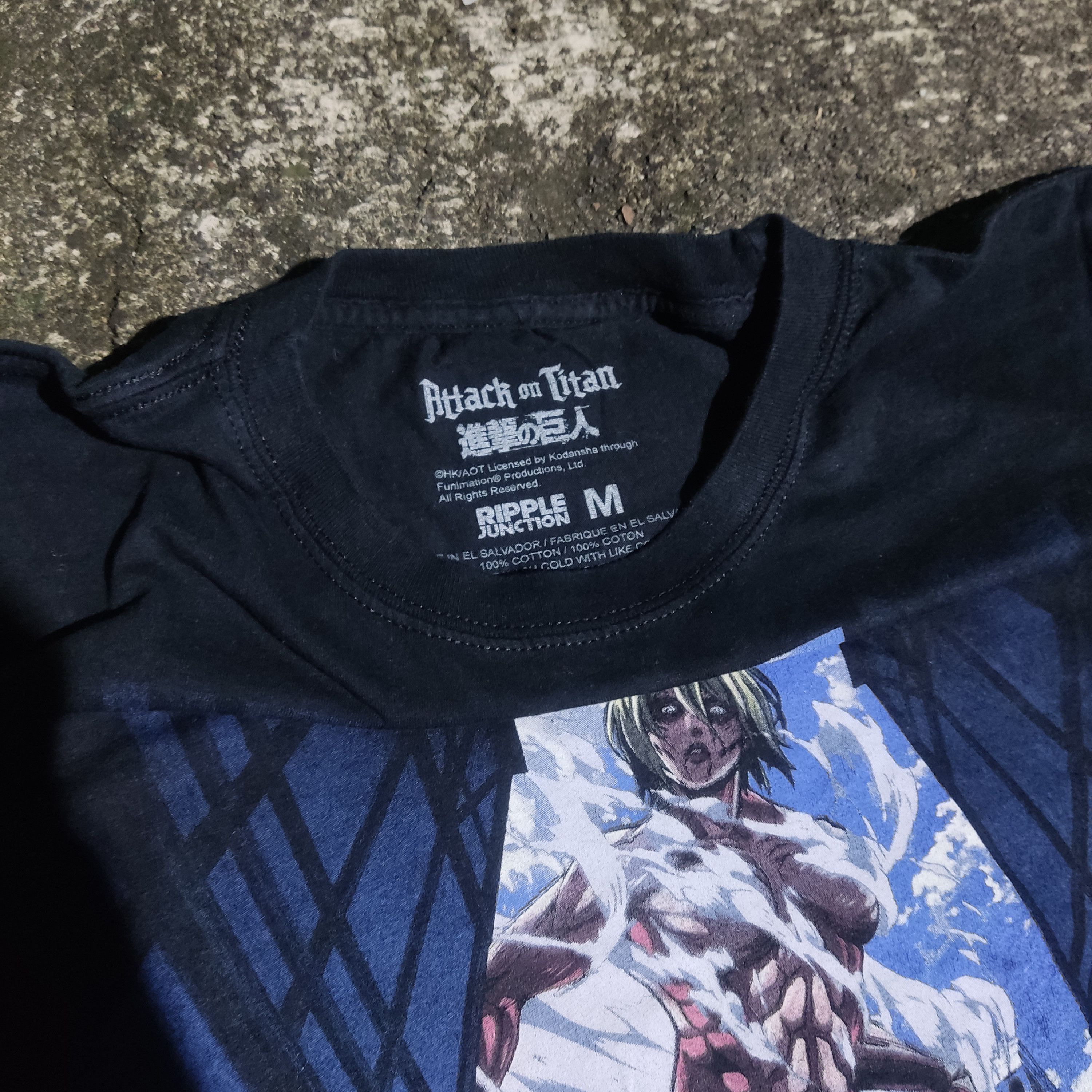 Anime Attack on Titan Rare Tee, Annie & Mikasa Size US M / EU 48-50 / 2 - 3 Thumbnail