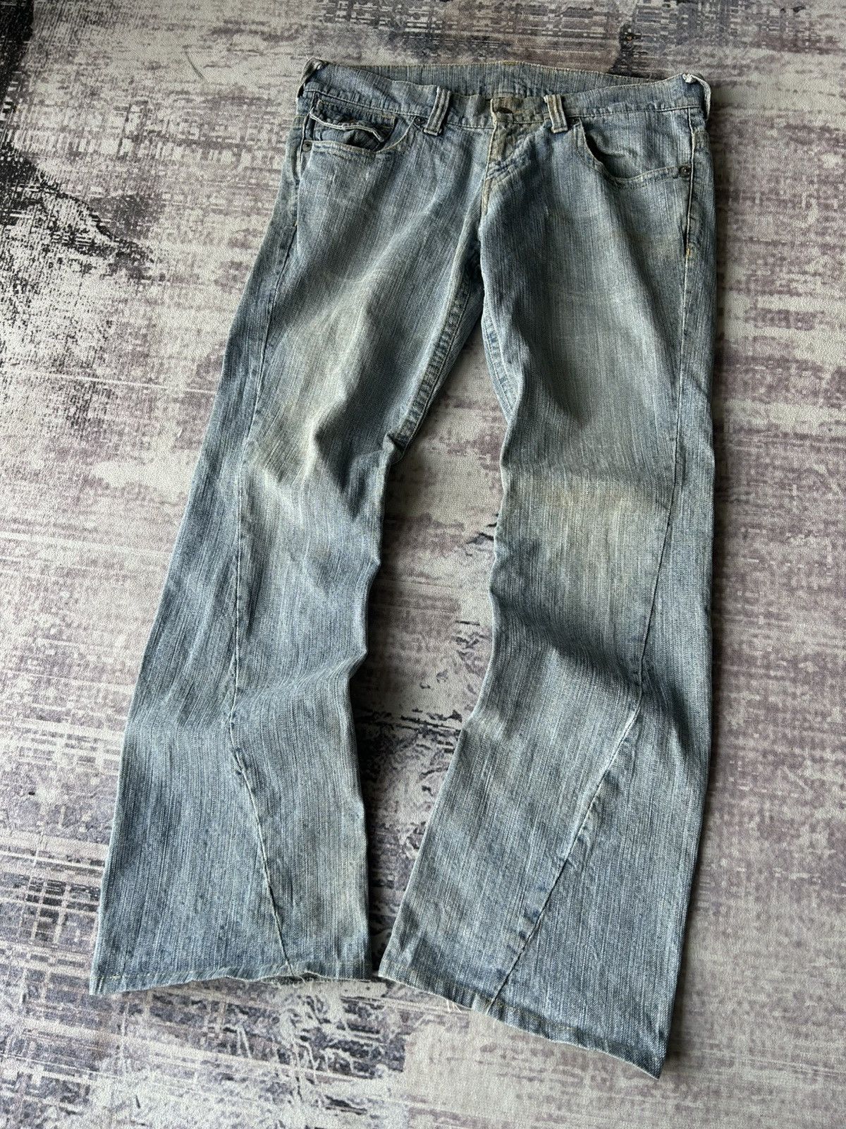 Tornado Mart Tornado Mart Denim Flared Size US 34 / EU 50 - 4 Thumbnail