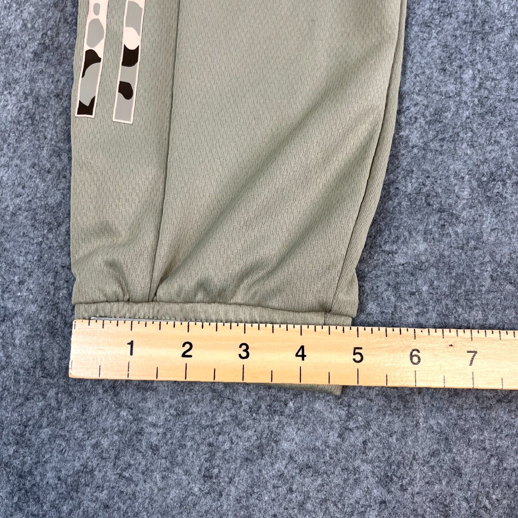 Adidas Adidas Mens Track Pants Sweat Joggers S Green Camouflage Print Trousers Regular Fit Pockets Waist 28in Size US 29 - 3 Thumbnail