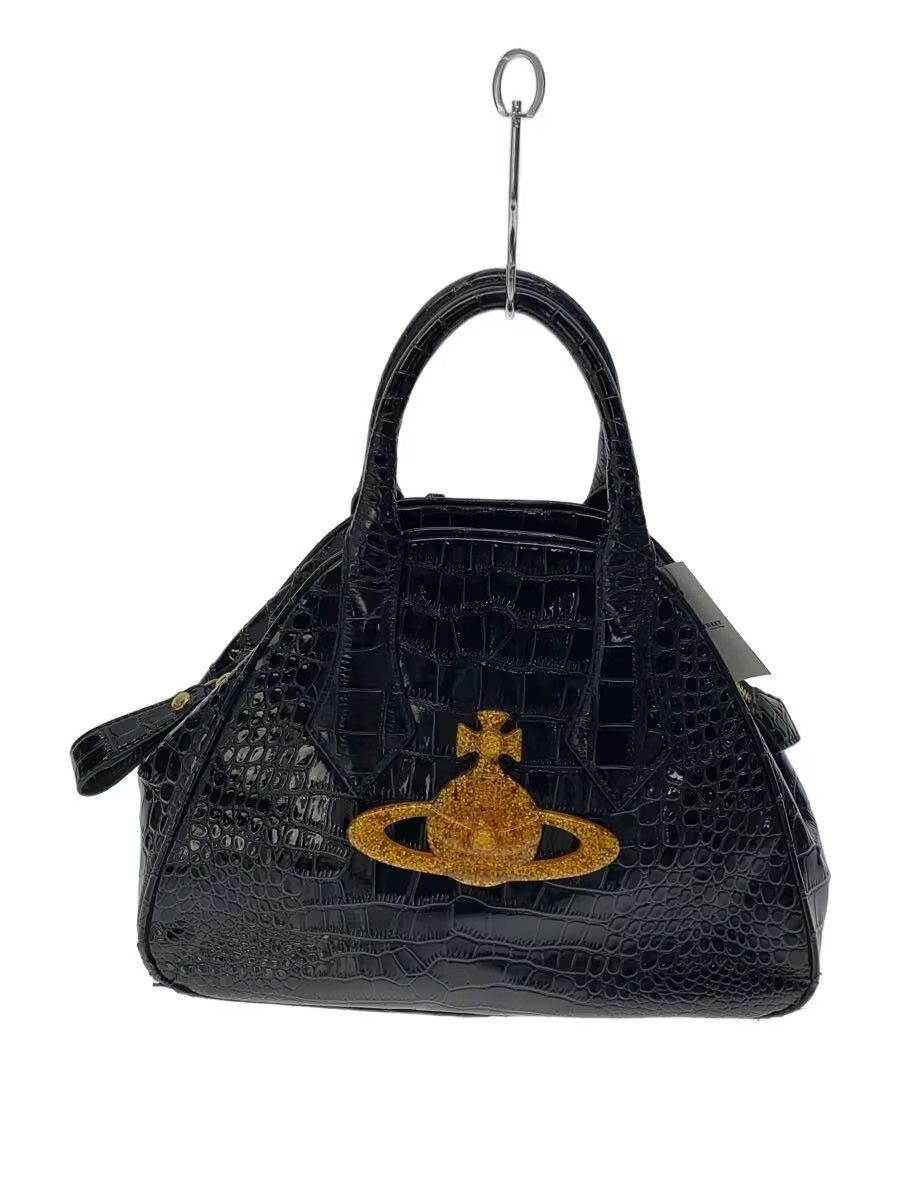 Vivienne Westwood Crocodile Embossed Orb Hand Bag Size ONE SIZE - 1 Thumbnail