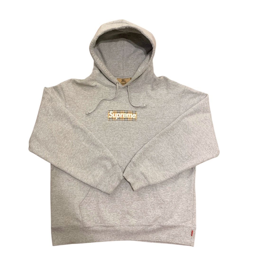 Supreme Burberry Hoodie | Grailed